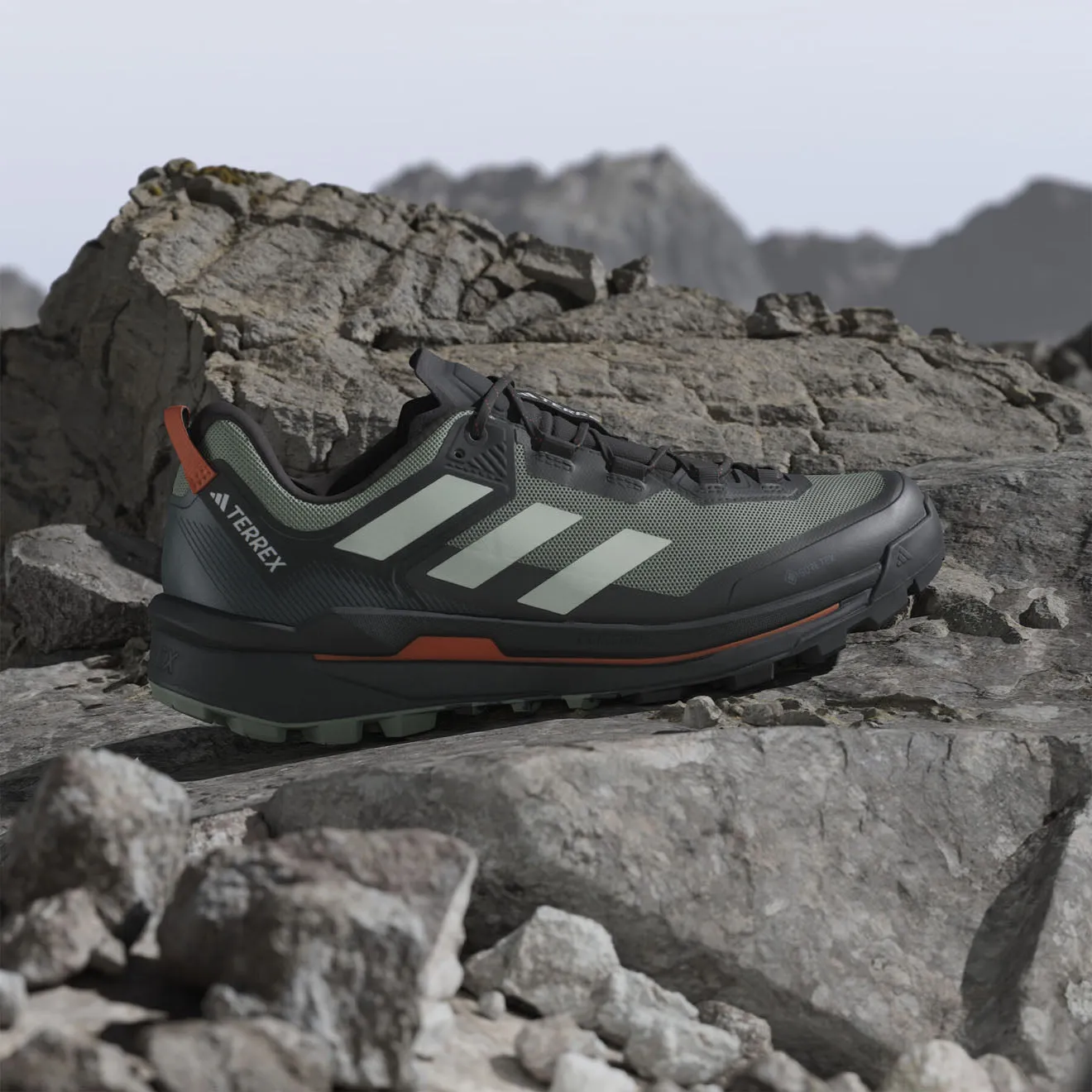 Adidas Terrex Wanderstiefel Skychaser Tech Schwarz / Grün / Orange