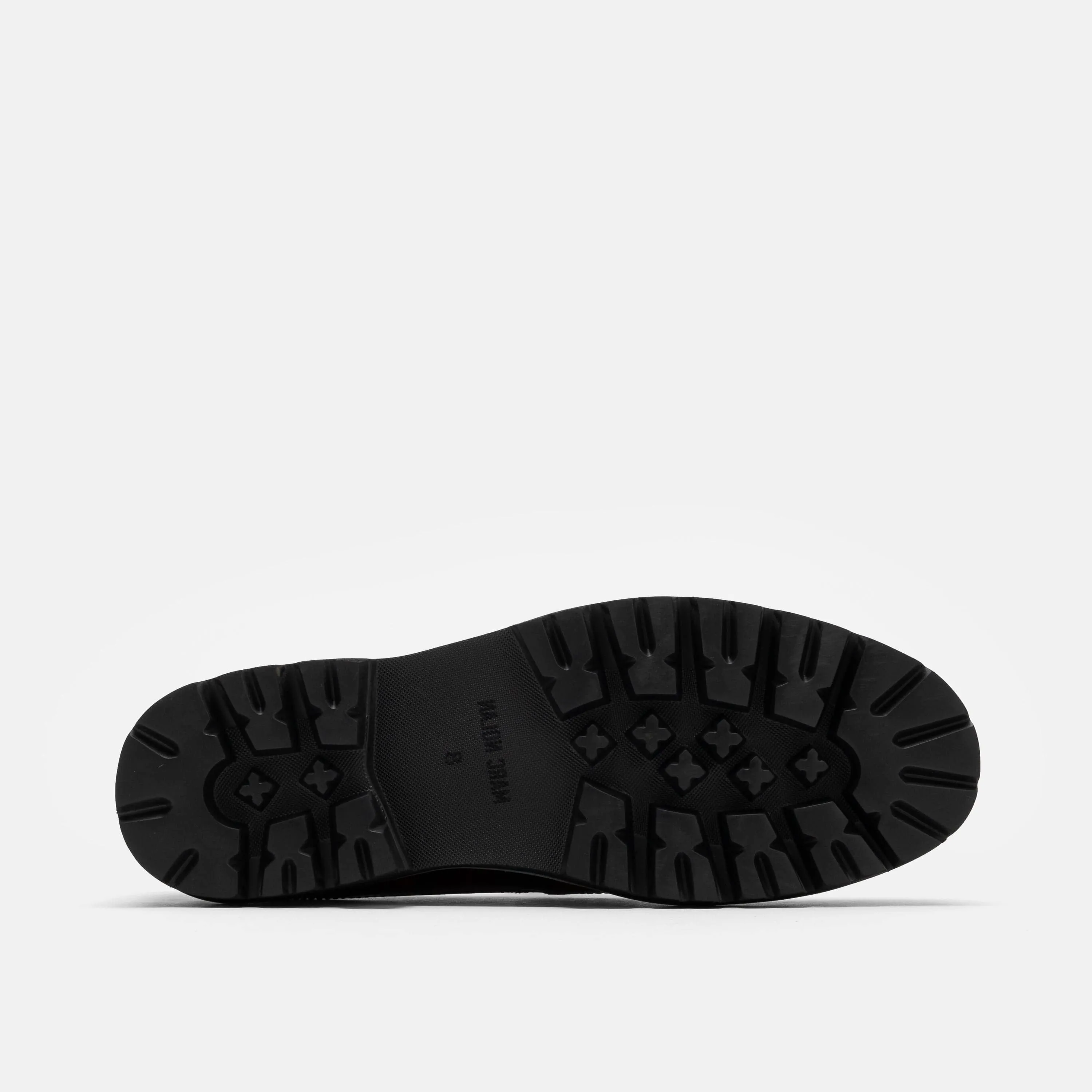 Adler Mahagoni Lackleder Penny Loafers