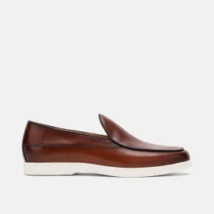 Alessandro Mahogany Leder-Venetianer-Loafer