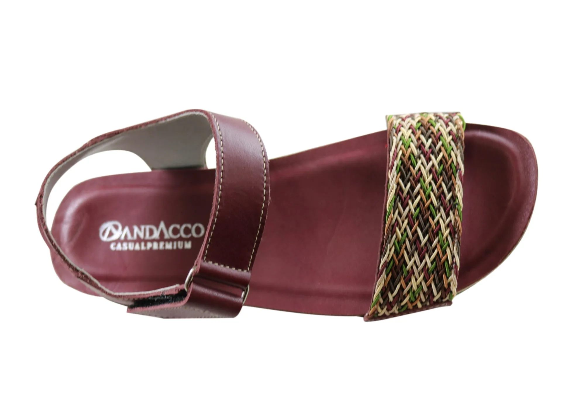 Andacco Abel Damen Brasilianische Bequeme Ledersandalen Andacco Schuhe