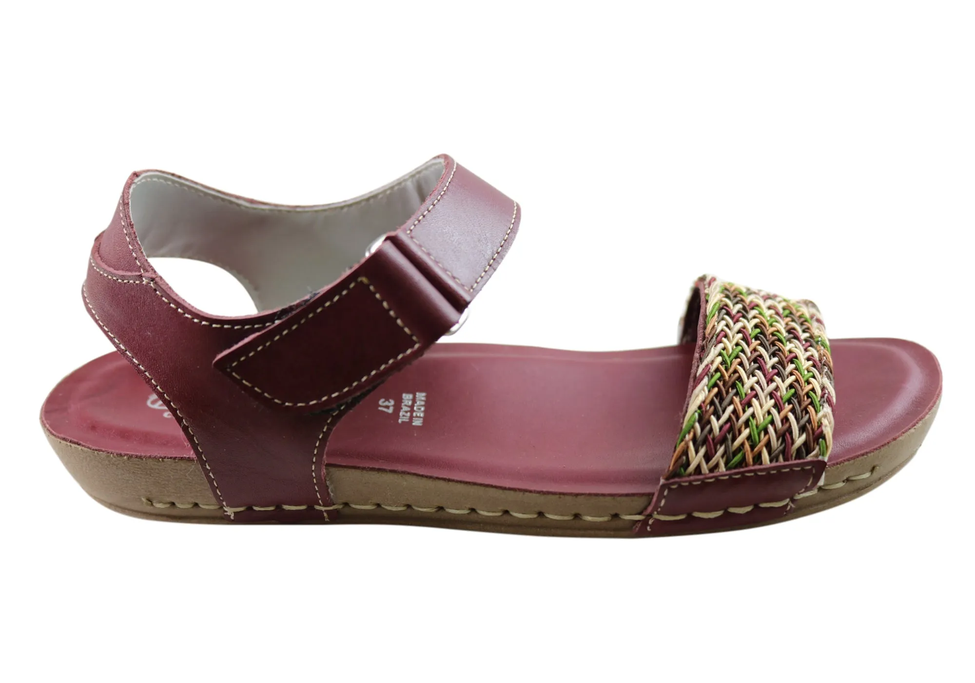 Andacco Abel Damen Brasilianische Bequeme Ledersandalen Andacco Schuhe