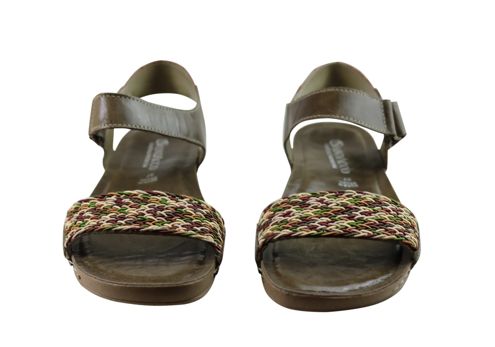 Andacco Abel Damen Brasilianische Bequeme Ledersandalen Andacco Schuhe