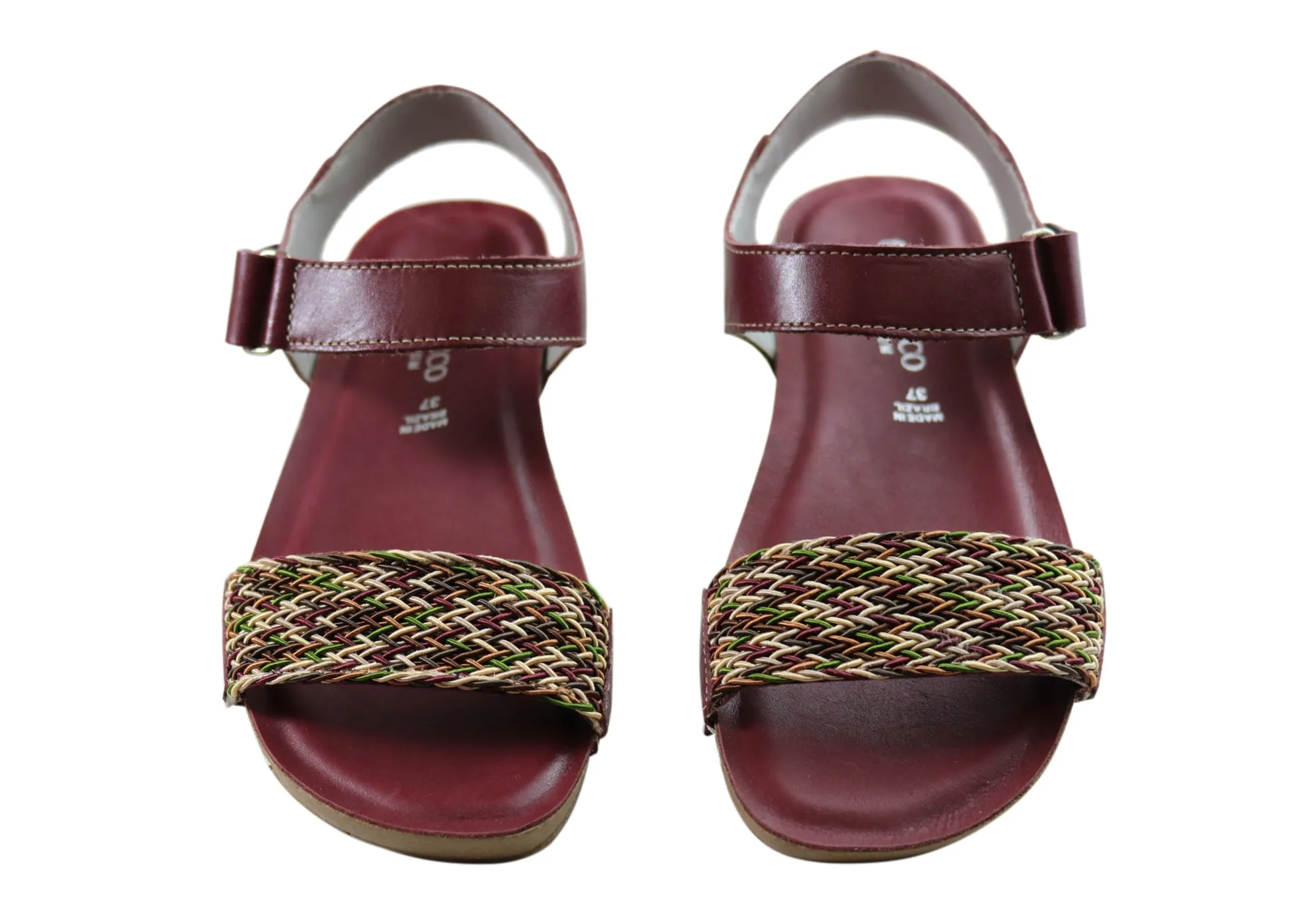 Andacco Abel Damen Brasilianische Bequeme Ledersandalen Andacco Schuhe