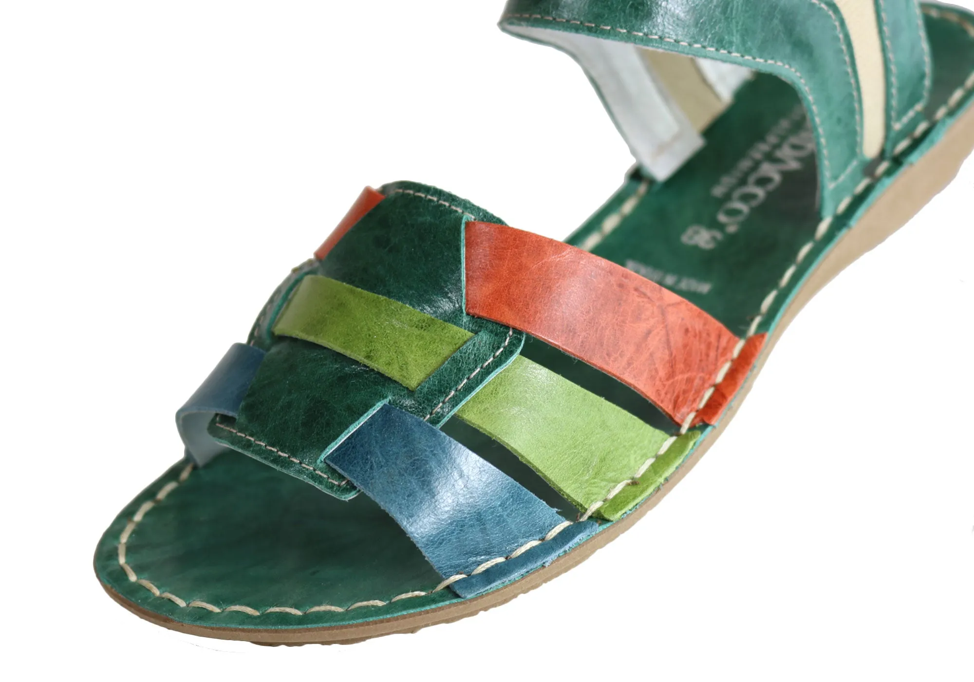 Andacco Mona Damen Bequeme Flache Ledersandalen Hergestellt In Brasilien Andacco Schuhe