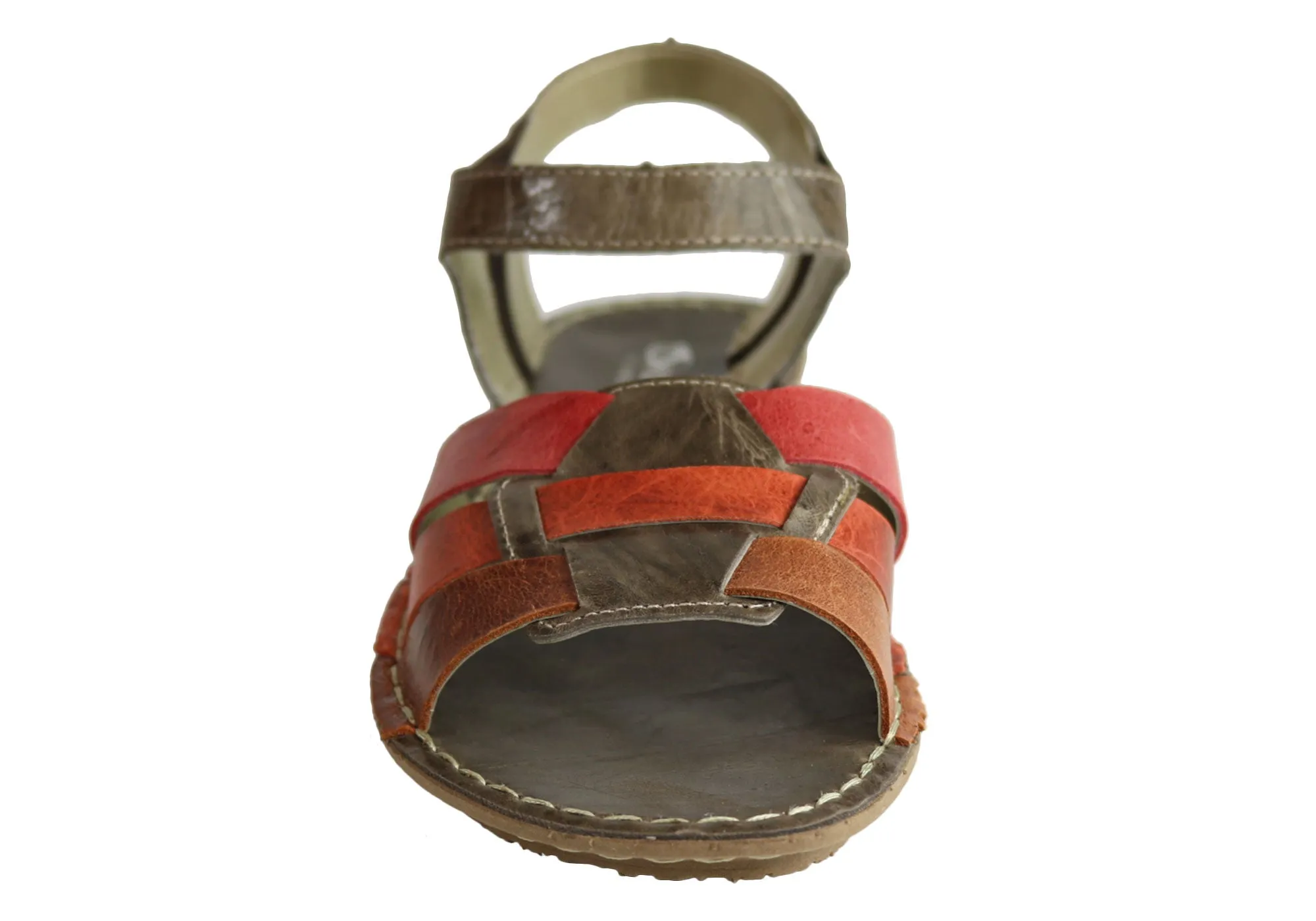 Andacco Mona Damen Bequeme Flache Ledersandalen Hergestellt In Brasilien Andacco Schuhe