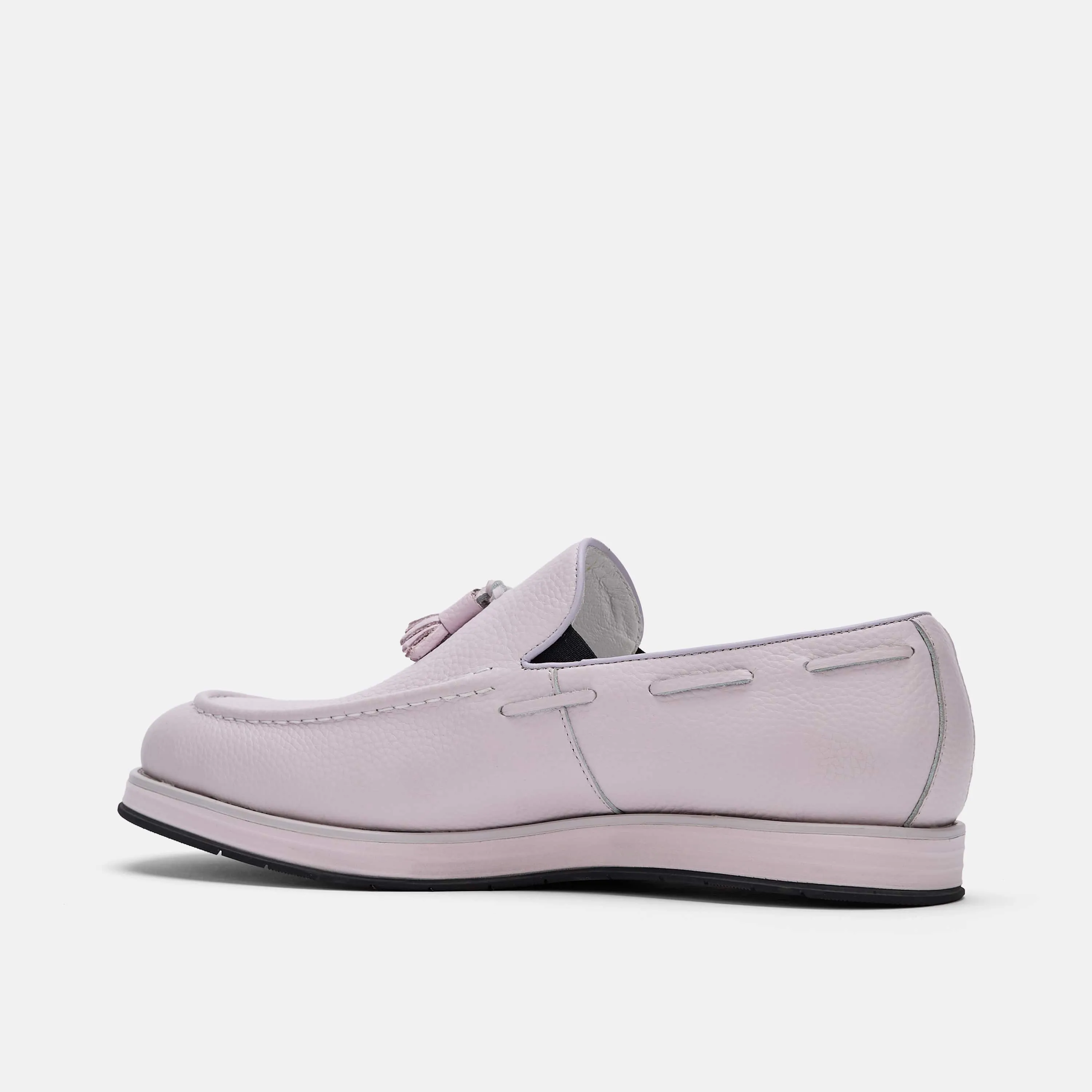 Apollo Blush Leder Quasten Loafers