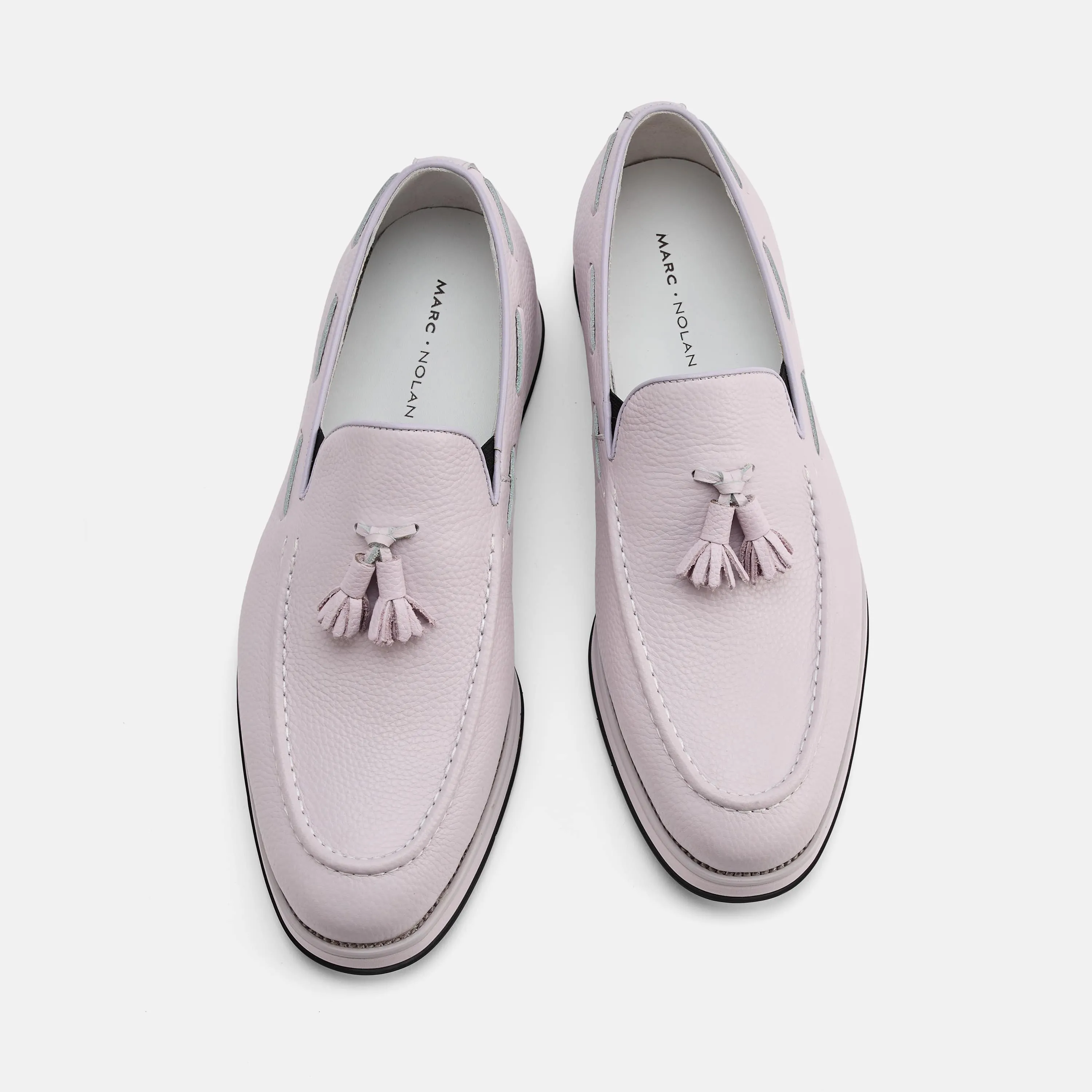 Apollo Blush Leder Quasten Loafers