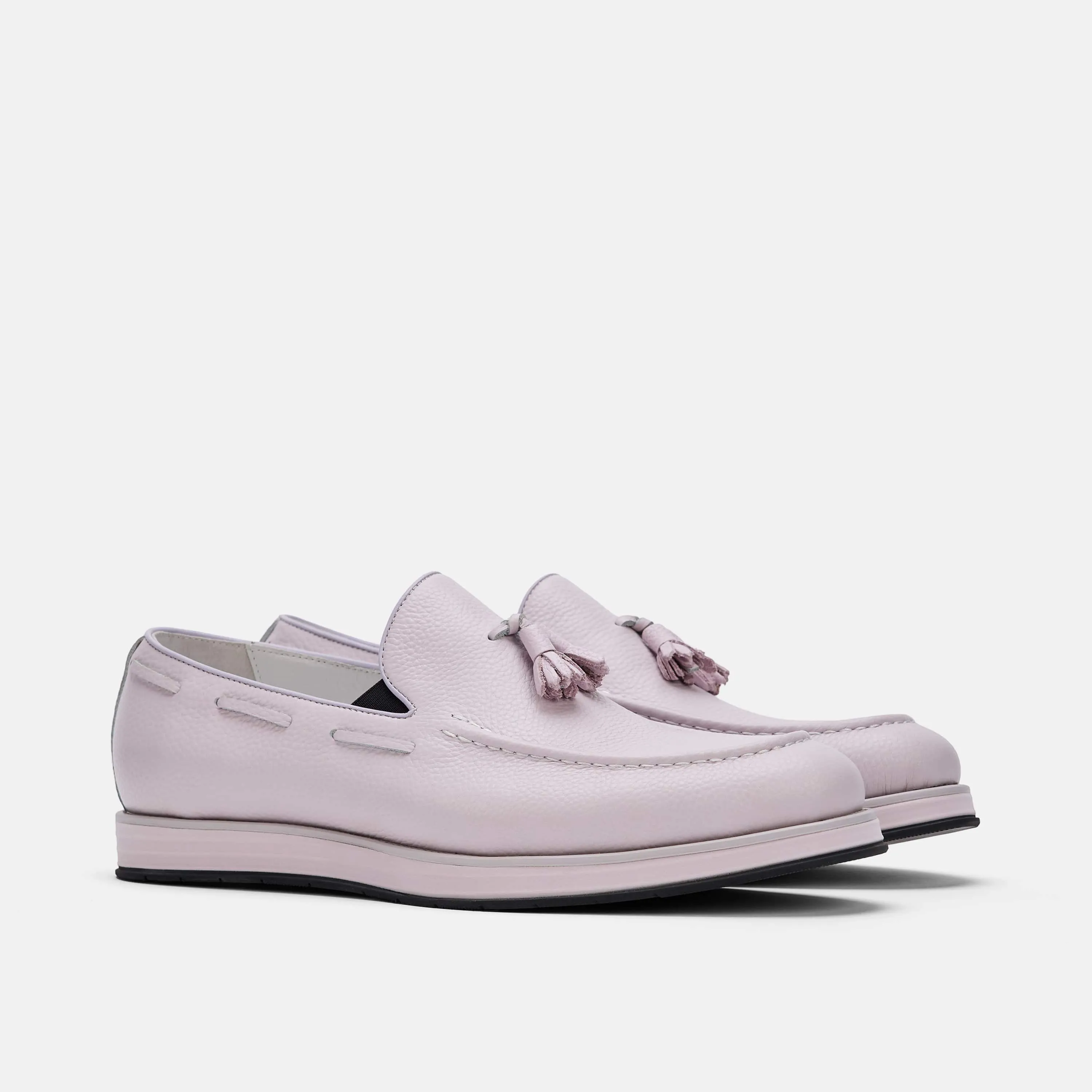 Apollo Blush Leder Quasten Loafers