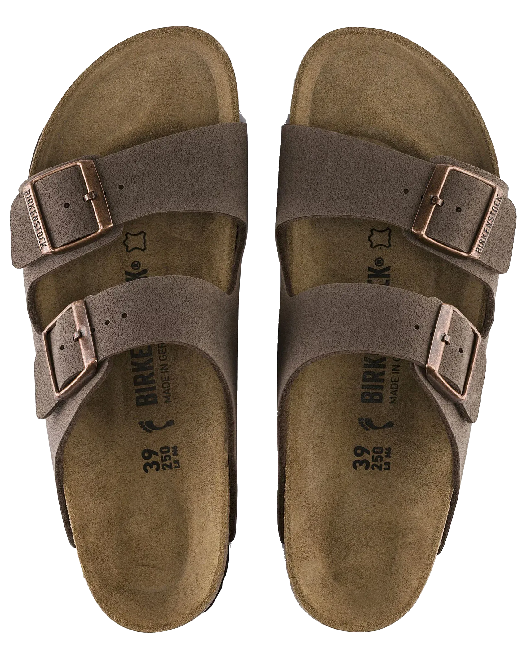 Arizona Birko Flor Sandalen in Mokka