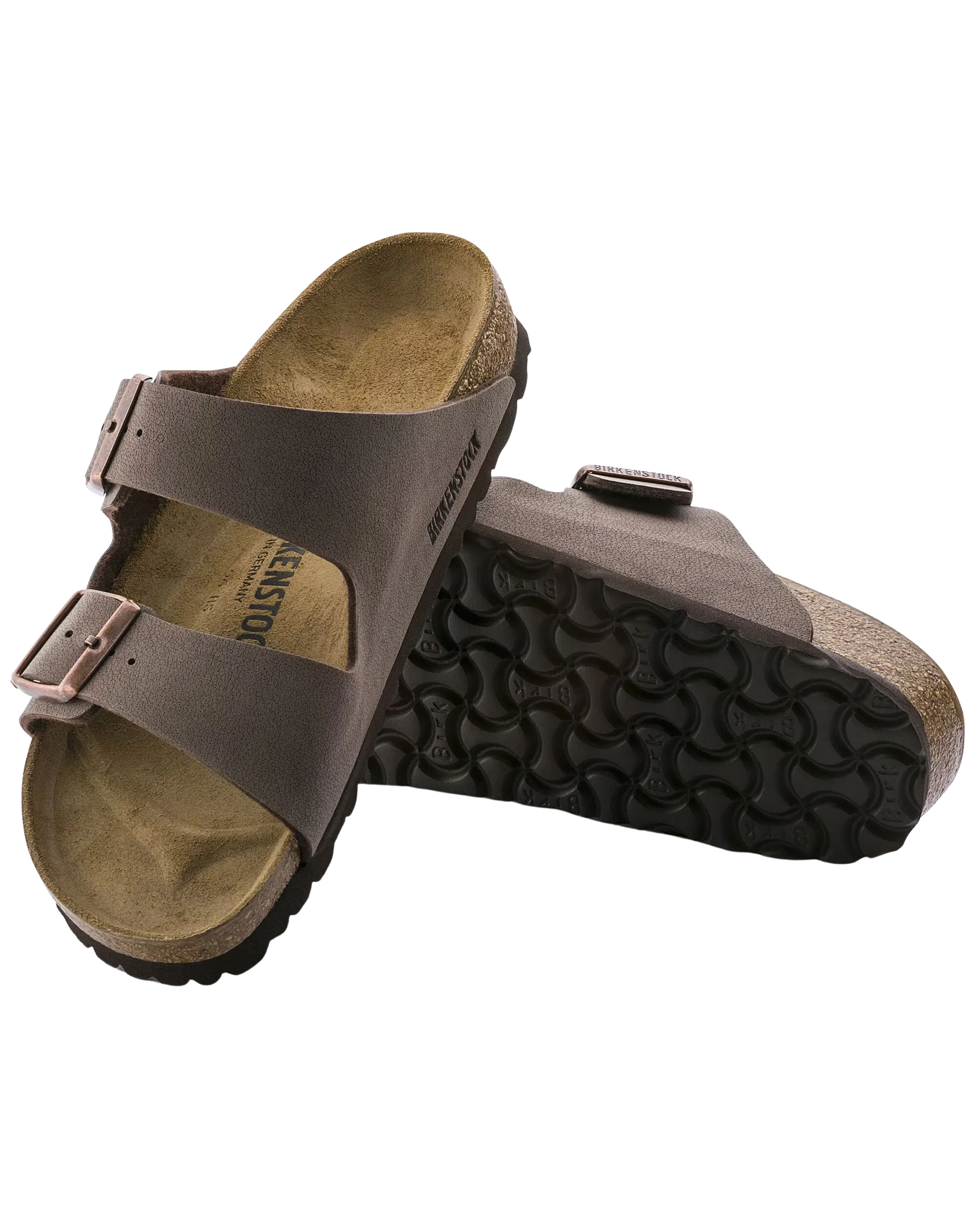Arizona Birko Flor Sandalen in Mokka