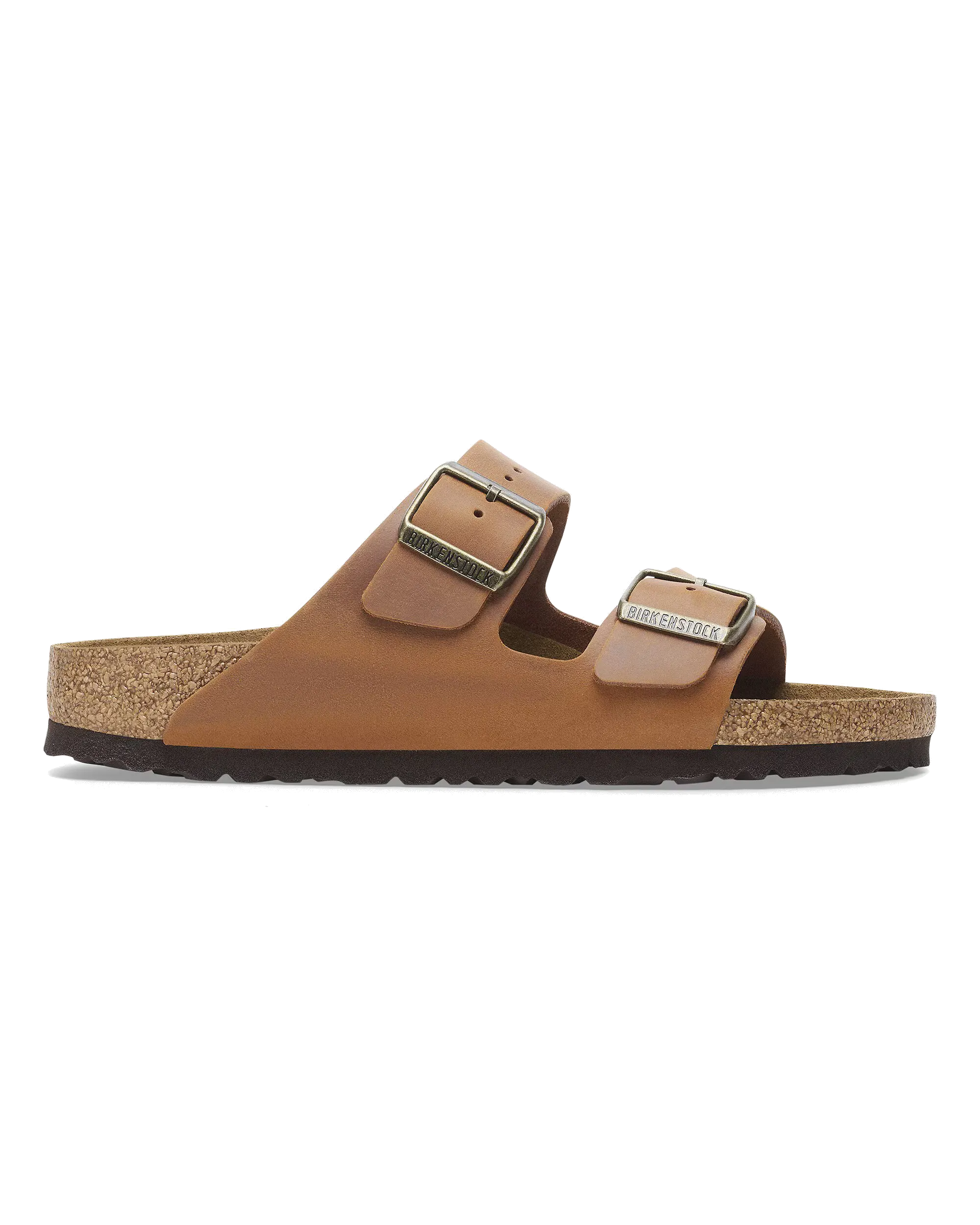 Arizona Natural Leder Öl-Sandalen in Cognac