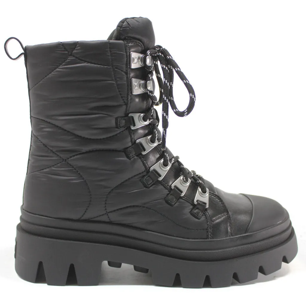 Ash Peak Leder Damen Isolierte Winterstiefel