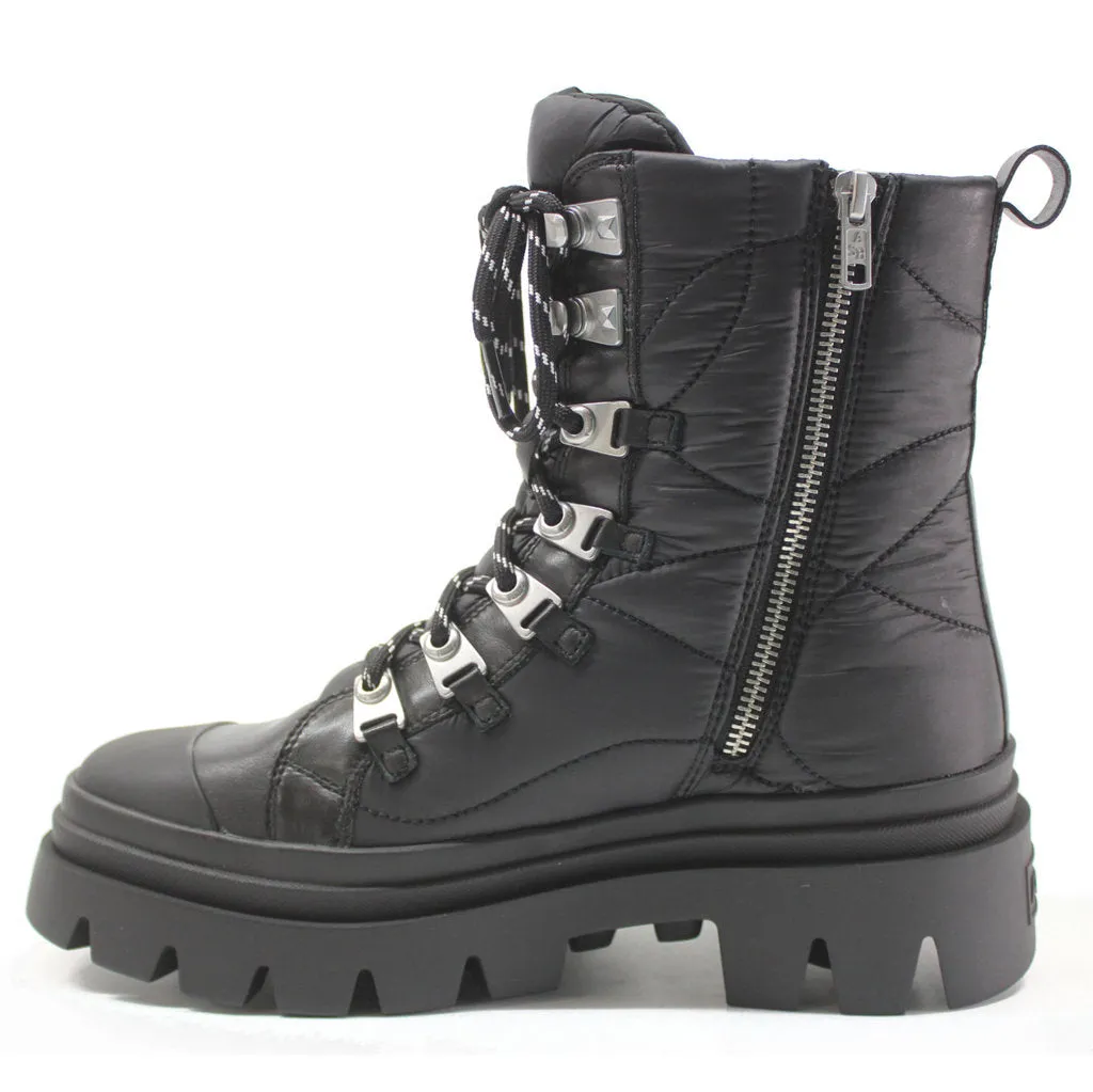Ash Peak Leder Damen Isolierte Winterstiefel