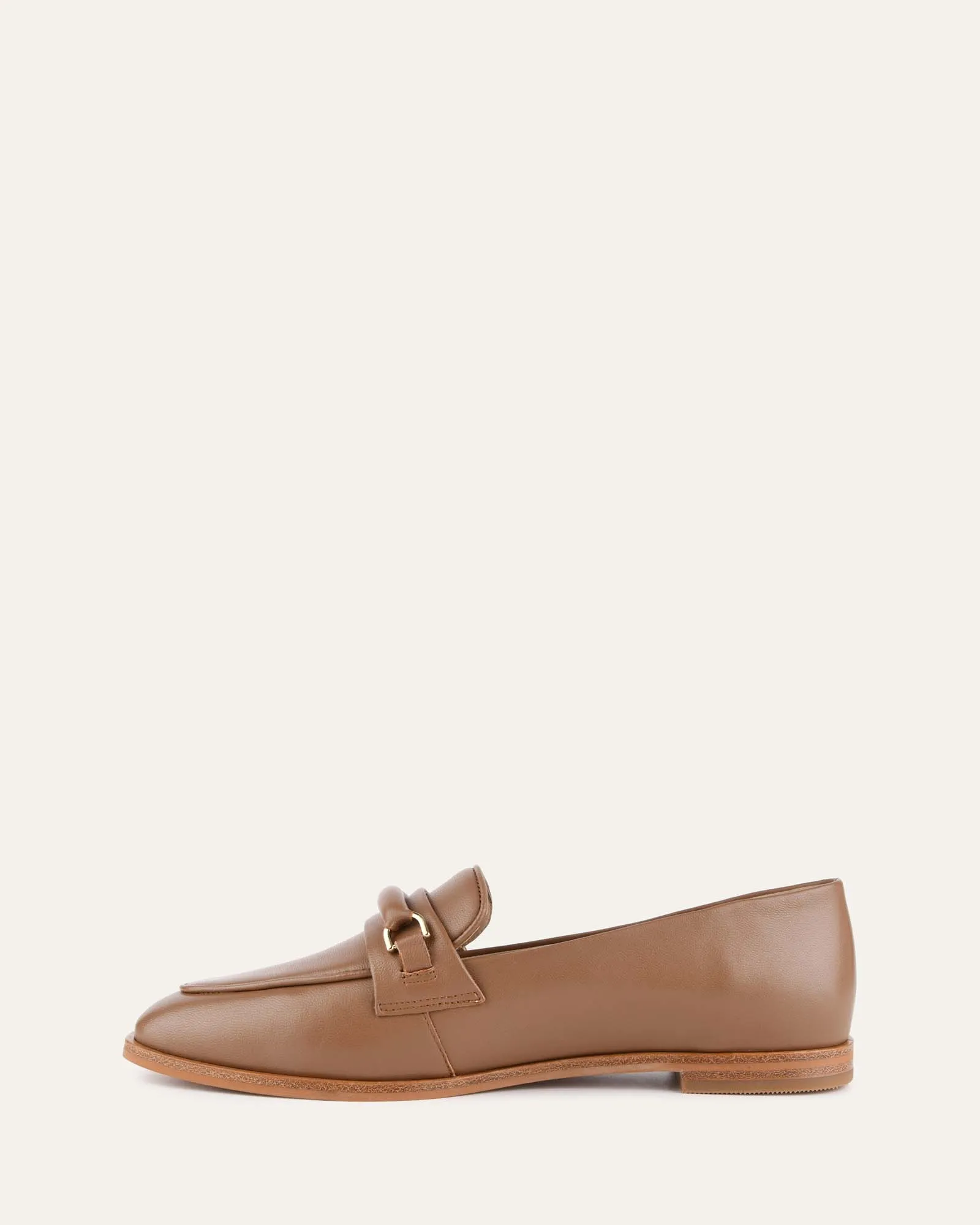 ATHENA LOAFERS KARAMELL LEDER