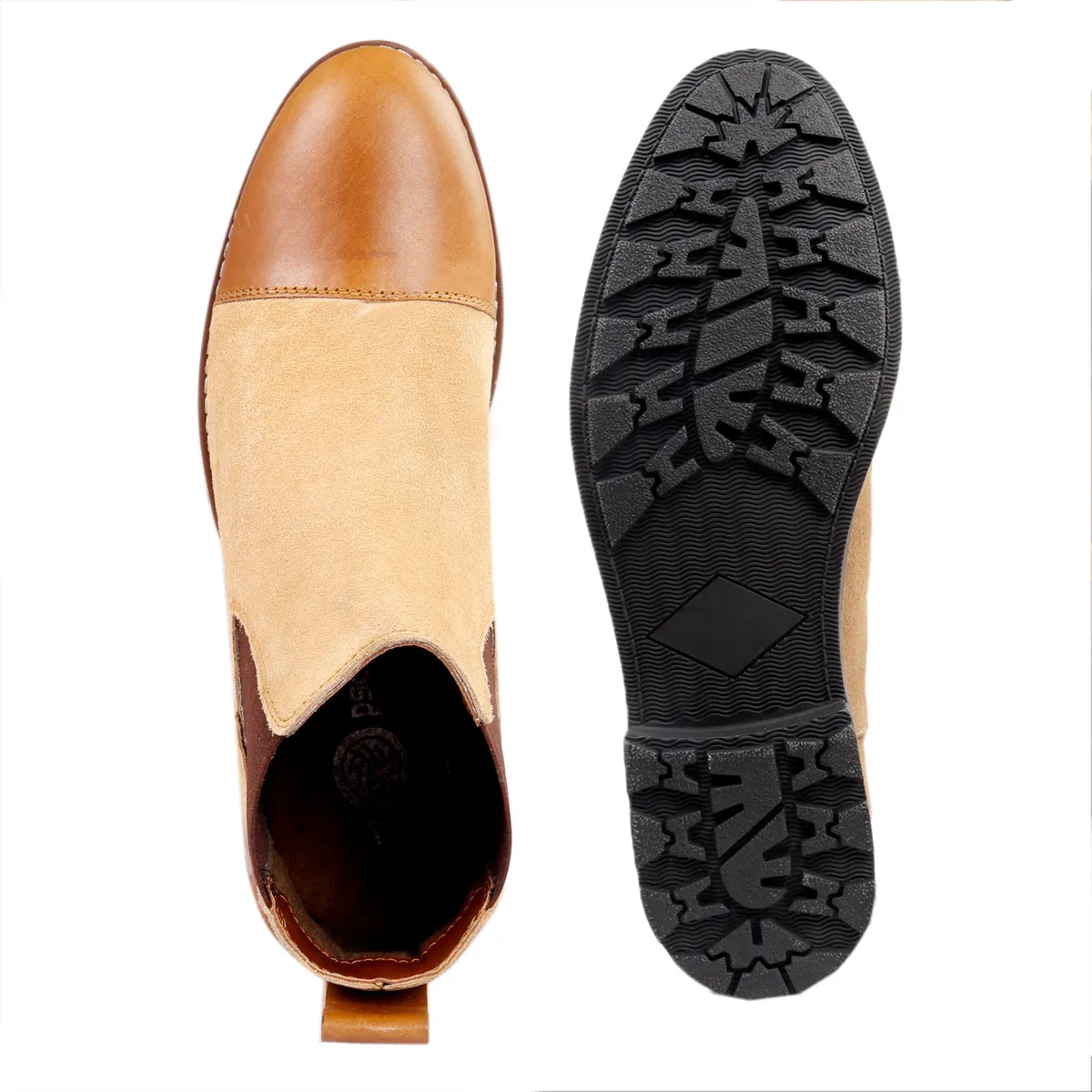 Bacca Bucci Echte Glattleder Wildleder Stiefel | Chelsea Boots hochwertige urbane Mode