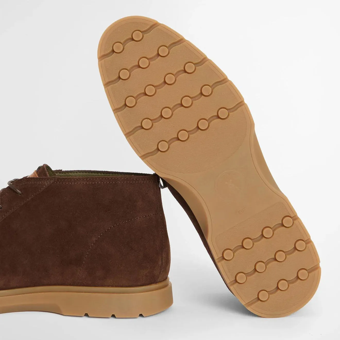 Barbour Tucker Chukka Stiefel Kaffee Wildleder
