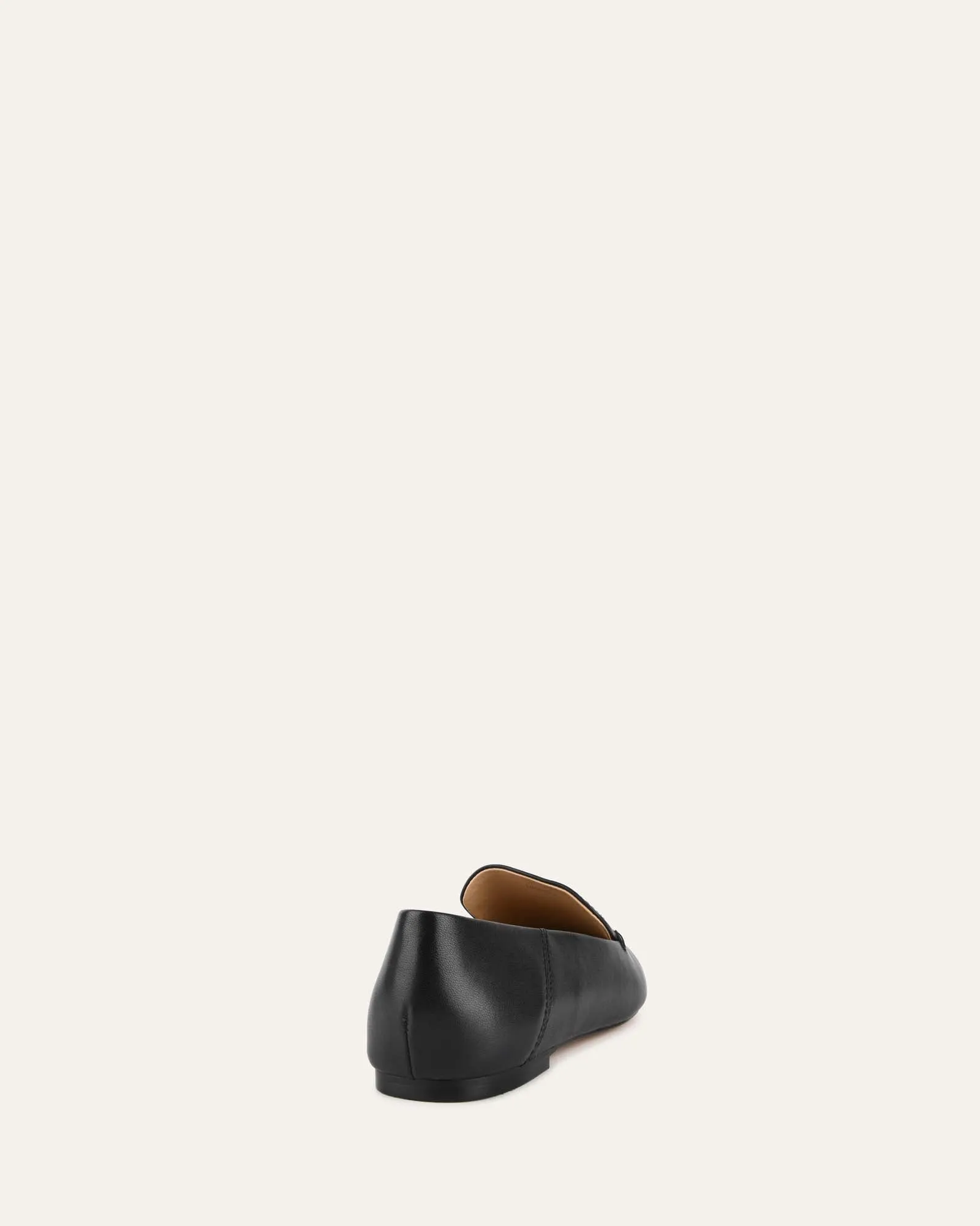 BEAN LOAFERS SCHWARZES LEDER