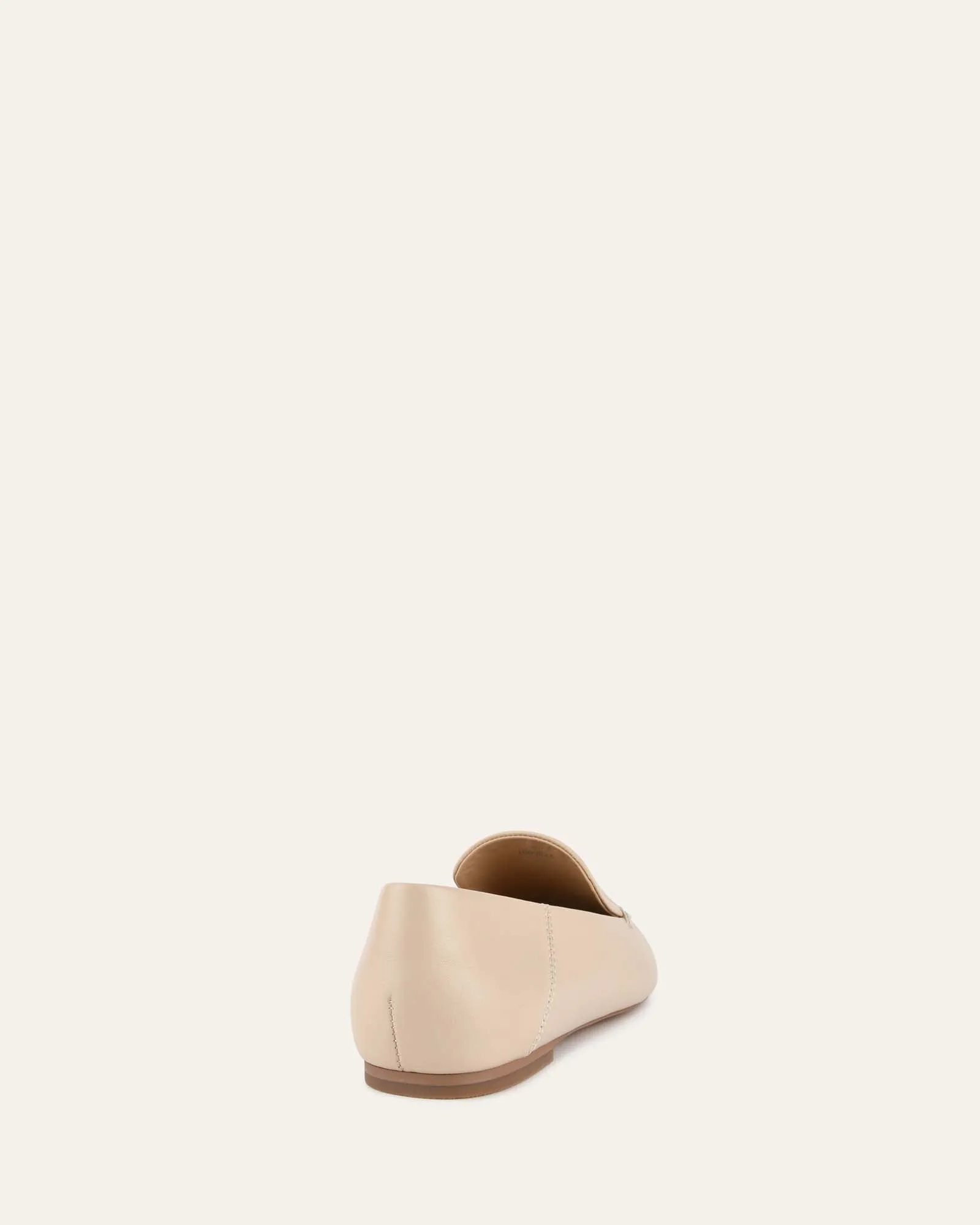 Bohnen-Loafer aus Sandleder