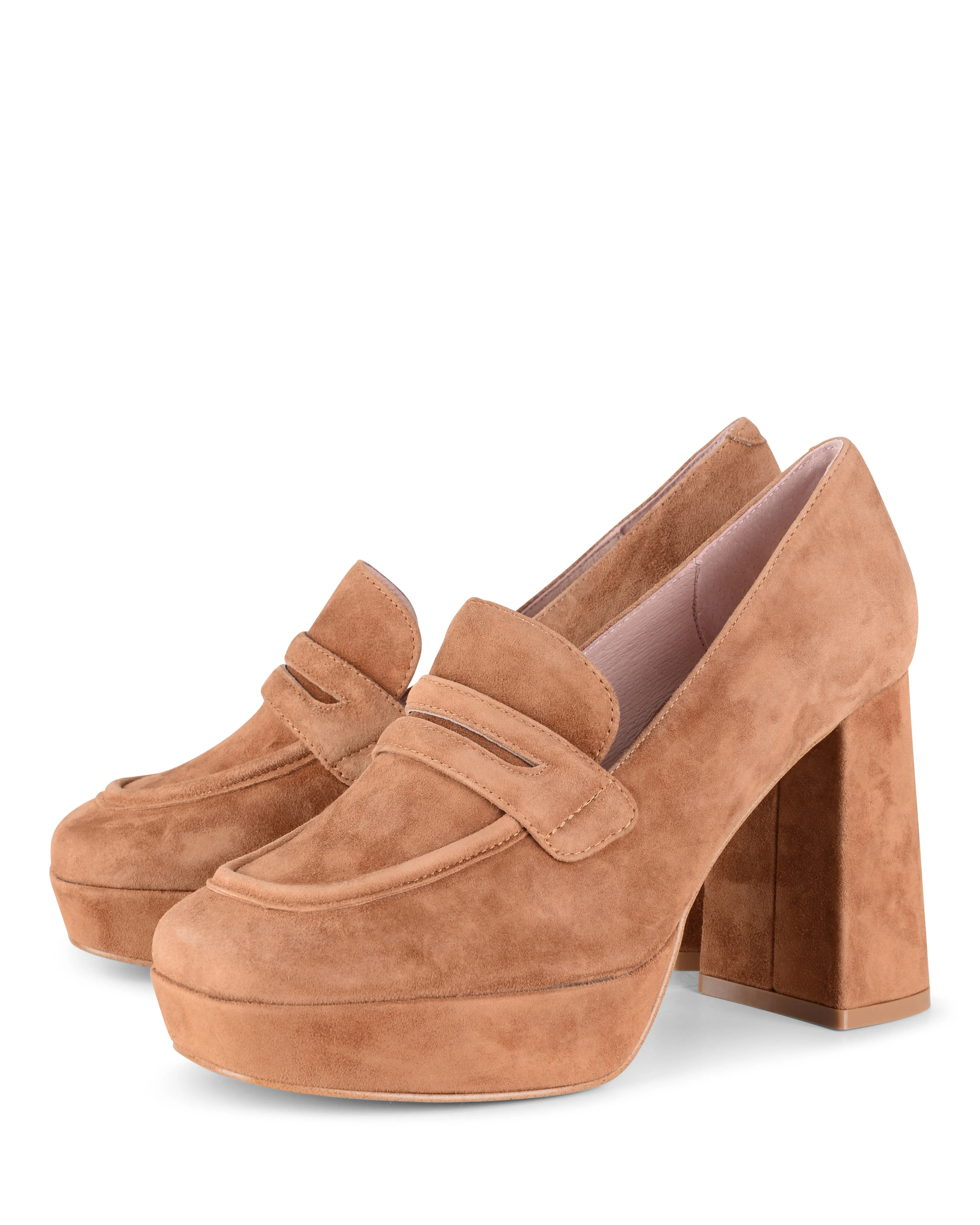 Belle Cognac Wildleder