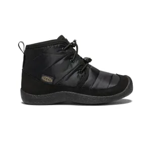 Big Kids' Howser II wasserdichte Chukka | Schwarz/Schwarz