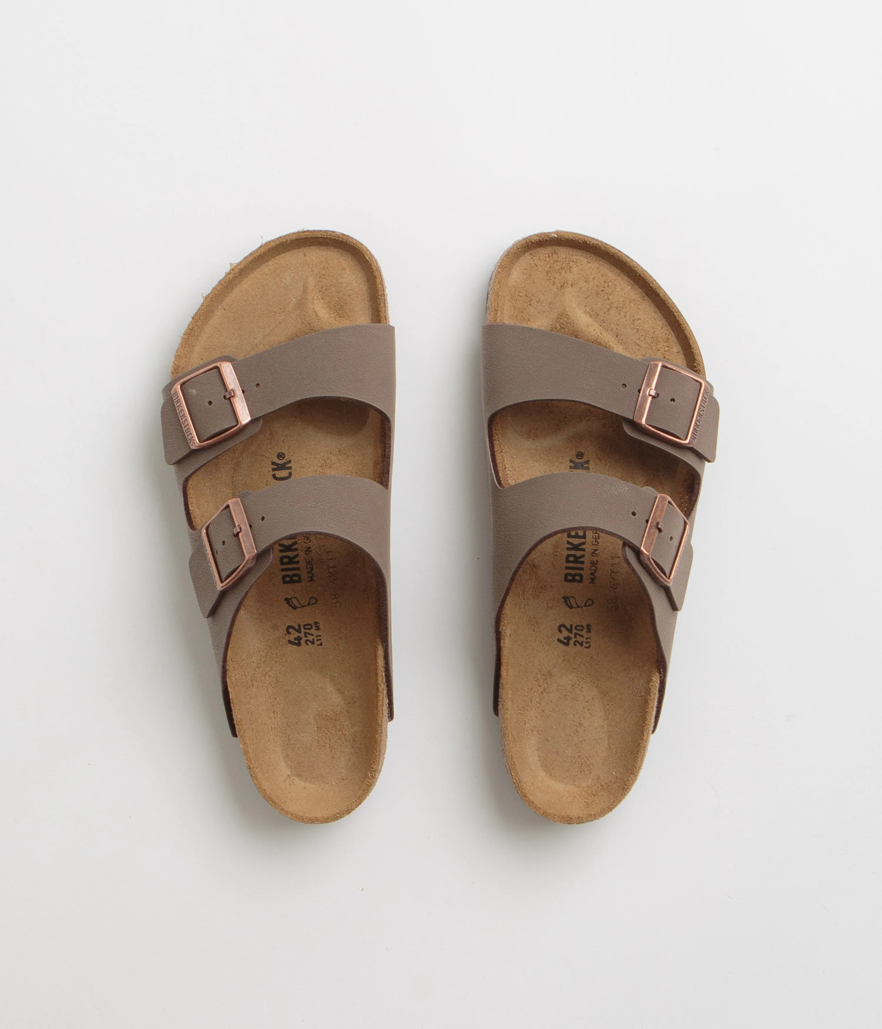 Birkenstock Arizona BF Sandalen - Mokka Birkenstock Schuhe