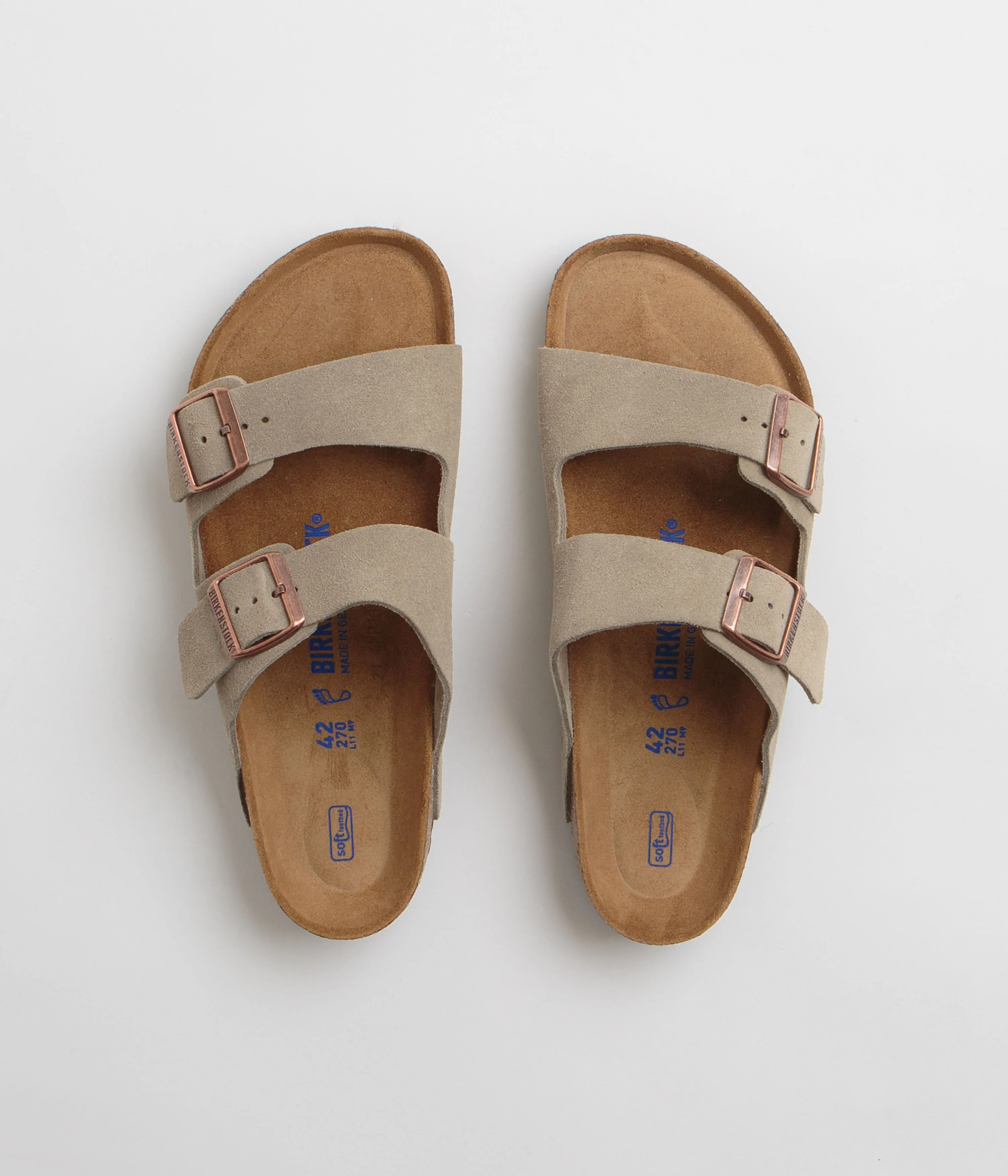 Birkenstock Arizona BS Sandalen - Taupe Birkenstock Schuhe