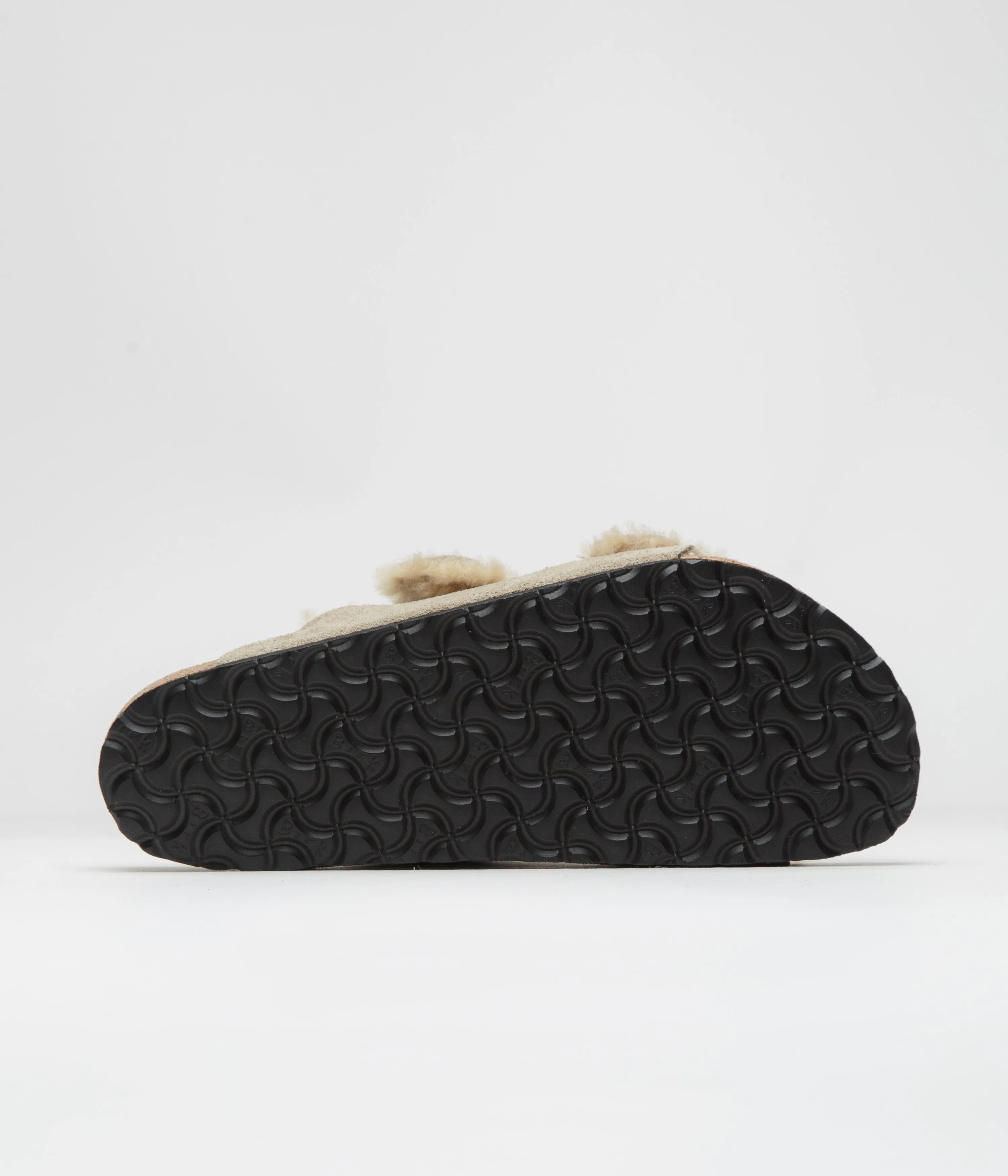 Birkenstock Arizona Shearling Sandalen - Taupe Birkenstock Schuhe