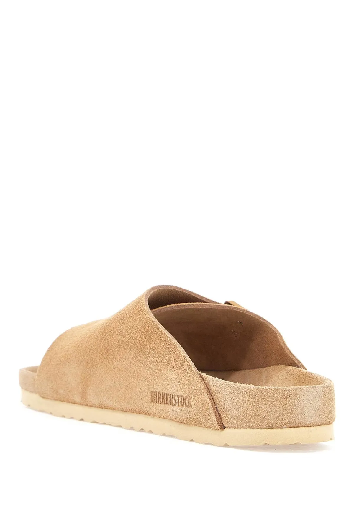 Birkenstock Beige Wildleder Zurich Sandalen Mit Verstellbaren Schnallen