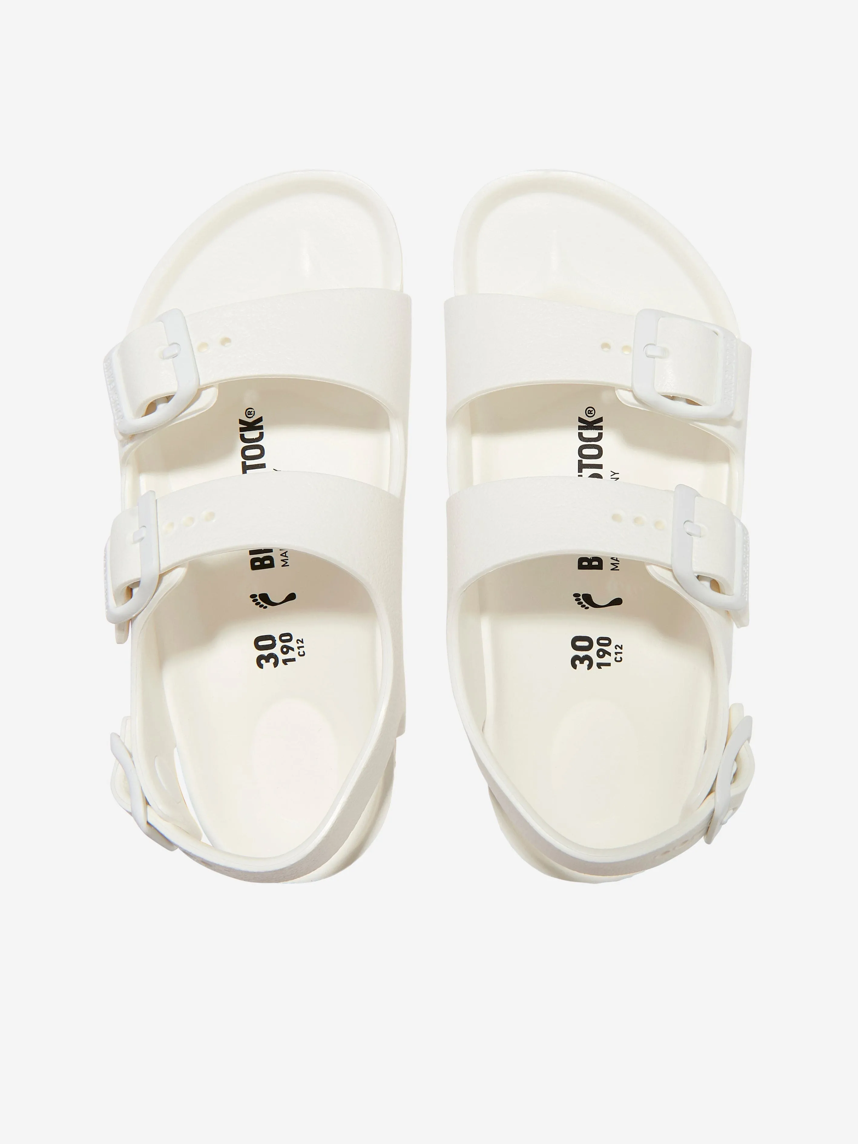 BIRKENSTOCK Kinder Milano Eva Sandalen in Weiß
