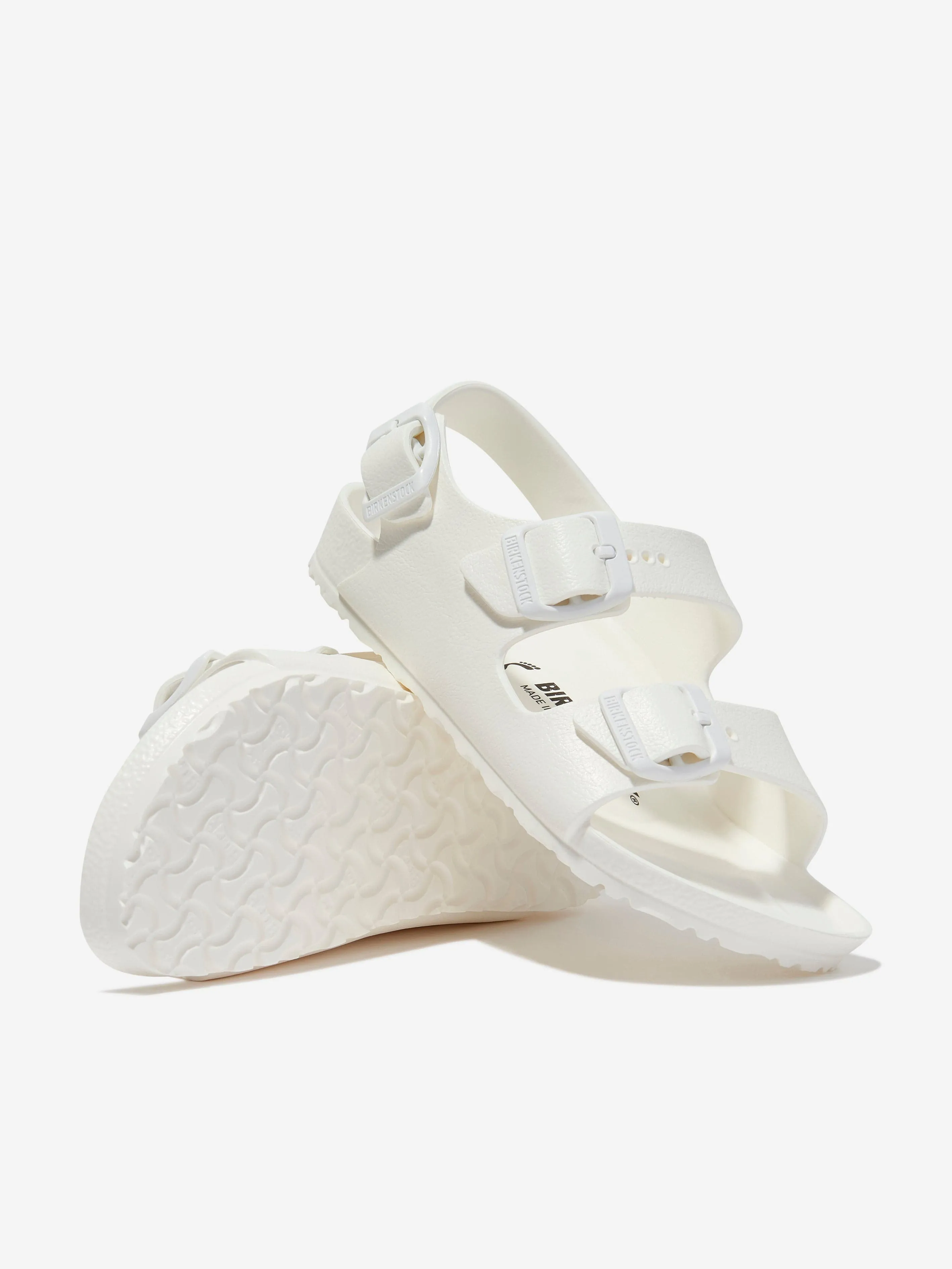 BIRKENSTOCK Kinder Milano Eva Sandalen in Weiß
