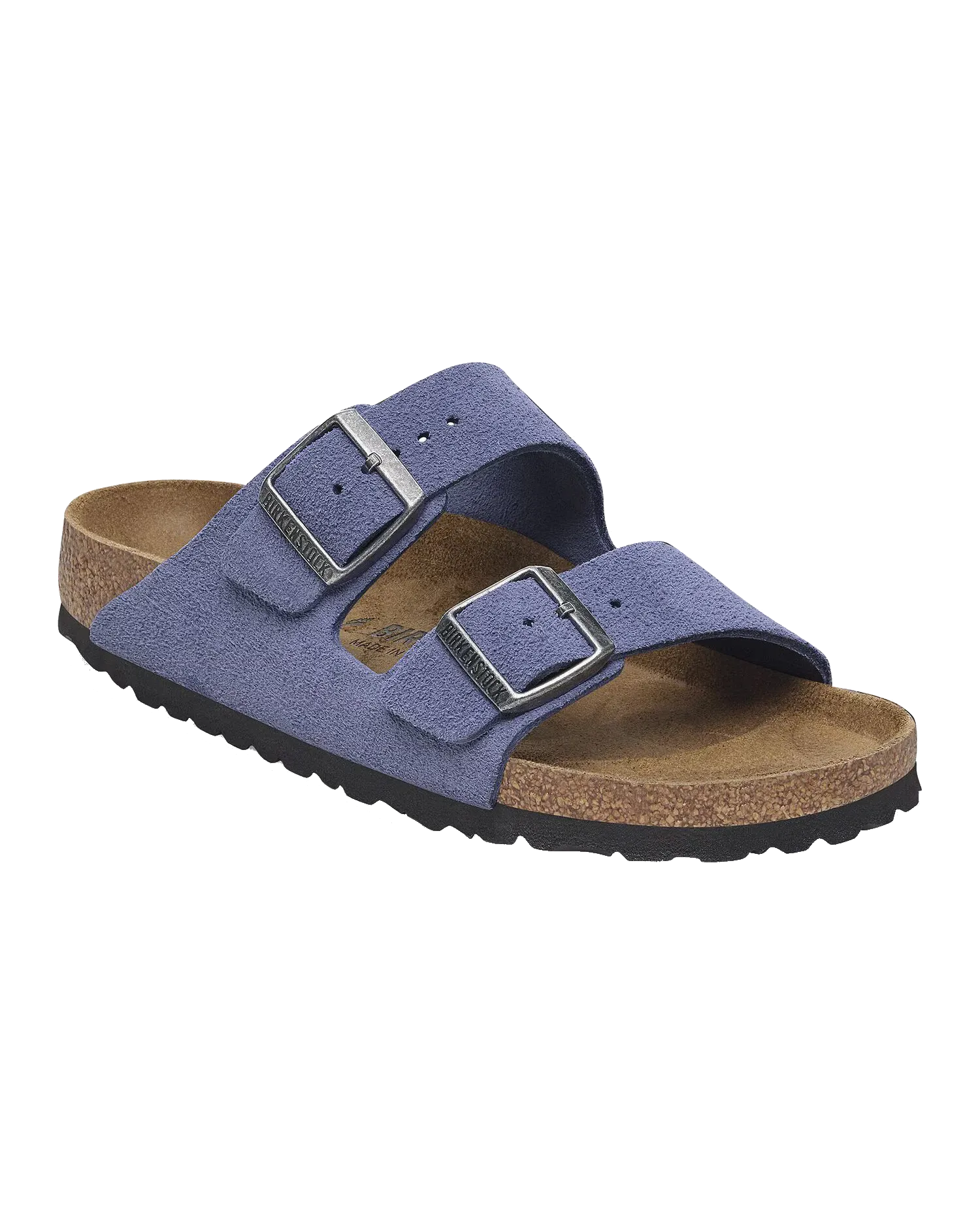 Birkenstock Sandalen Arizona Wildleder in Purpurdämmerung