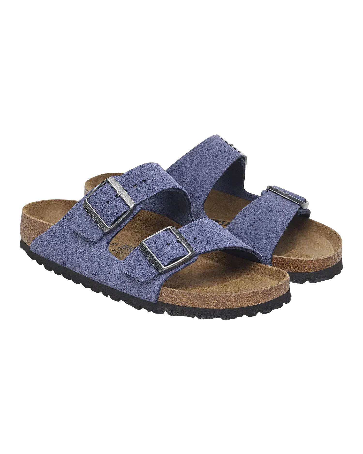 Birkenstock Sandalen Arizona Wildleder in Purpurdämmerung
