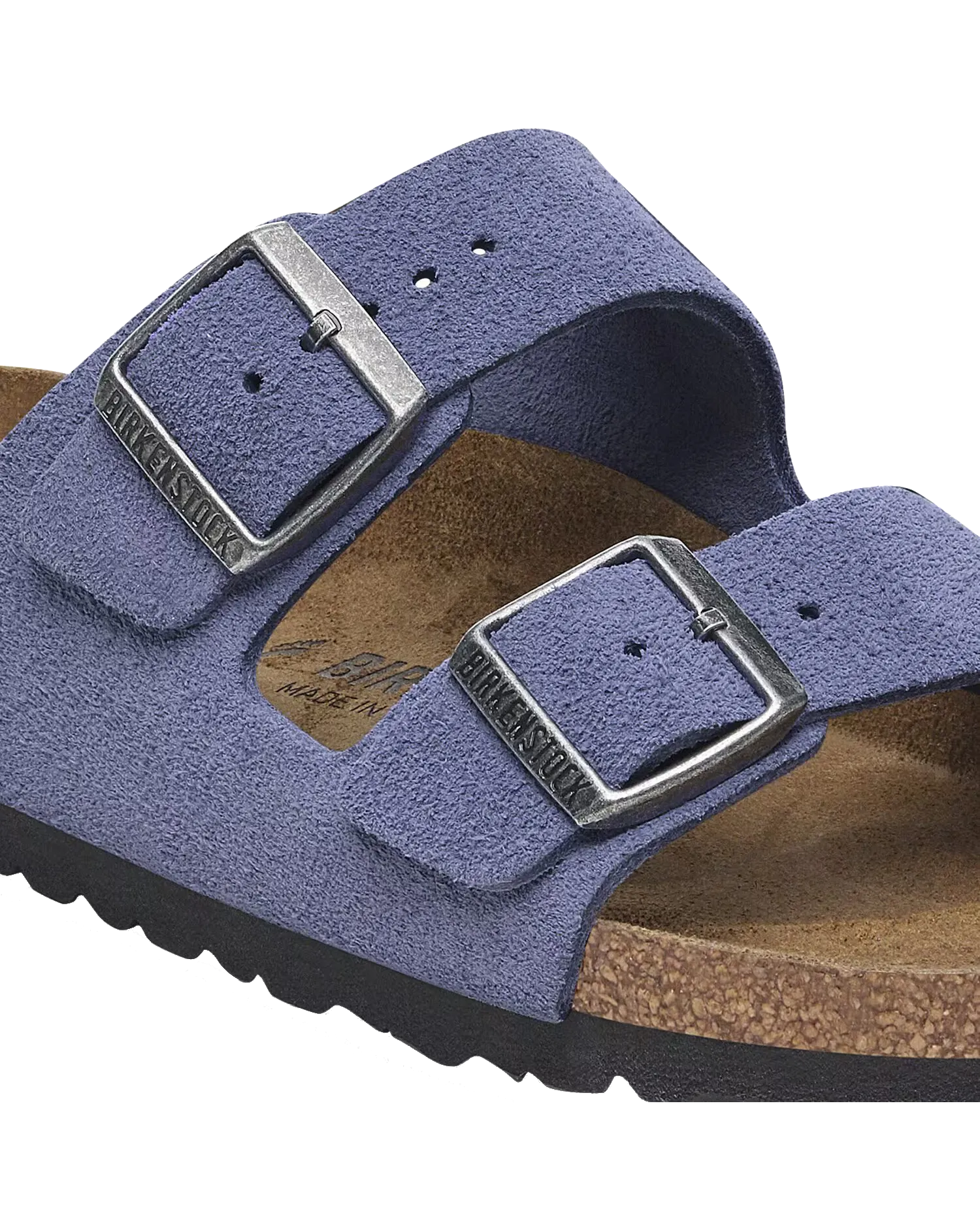 Birkenstock Sandalen Arizona Wildleder in Purpurdämmerung