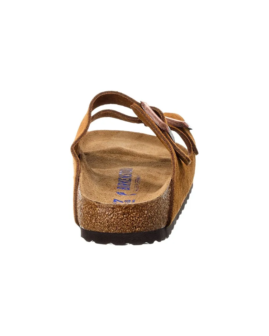 Birkenstock Damen Arizona Sandale in schmaler Ausführung aus Wildleder