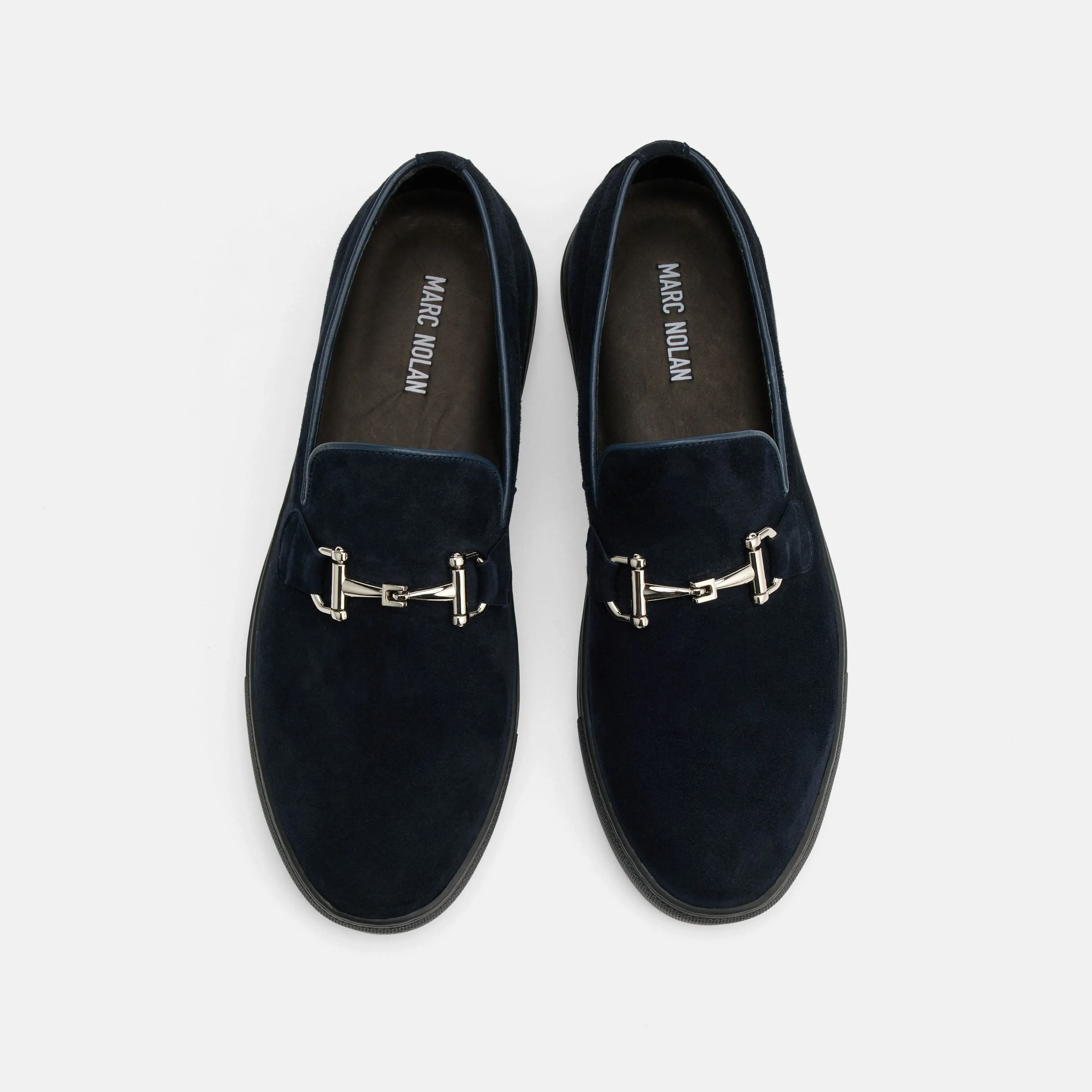 Boardwalk Navy Wildleder Pferdebit-Sneaker