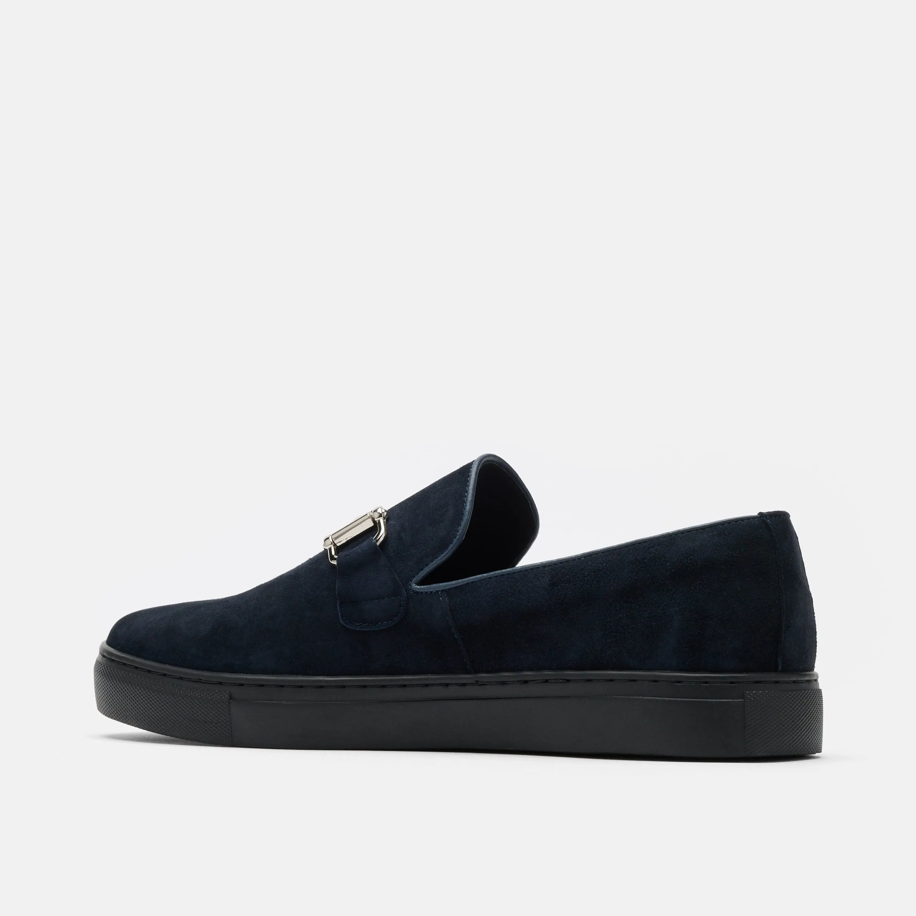 Boardwalk Navy Wildleder Pferdebit-Sneaker