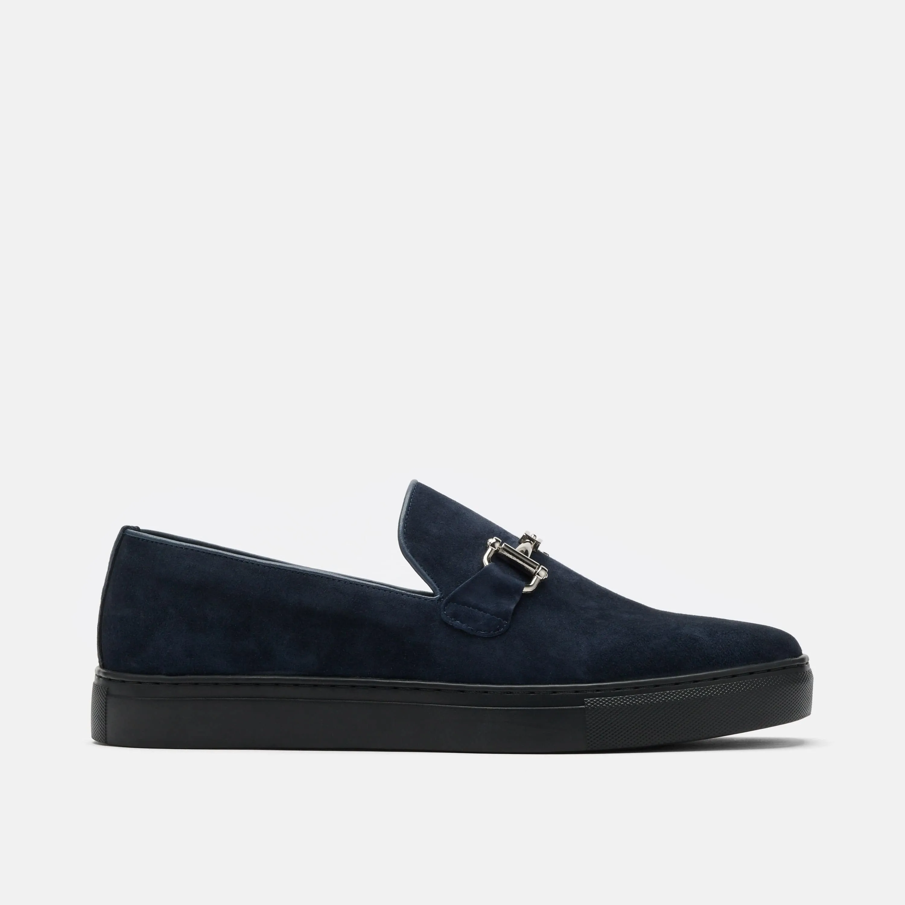 Boardwalk Navy Wildleder Pferdebit-Sneaker