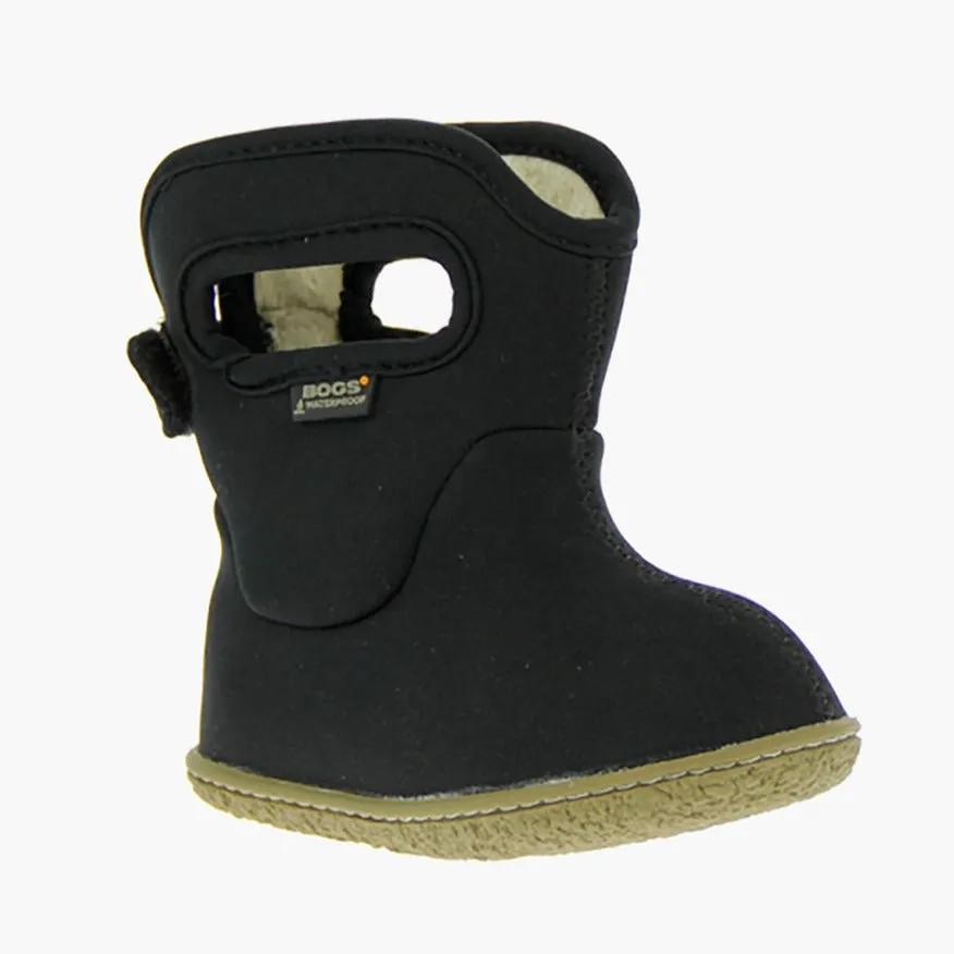 Bogs Schuhe Baby Bogs Einfarbig Schwarz (Größe 4c-10c)