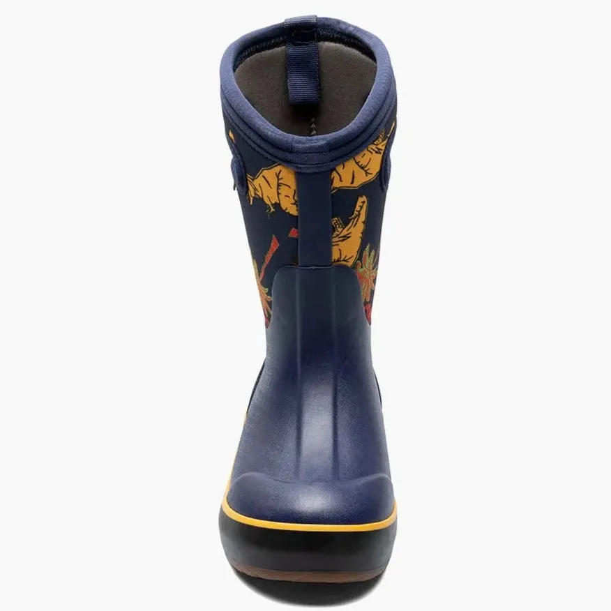 Bogs Schuhe Classic II Dino Dodo Marine Mehrfarbig (Größe 8c-3J)