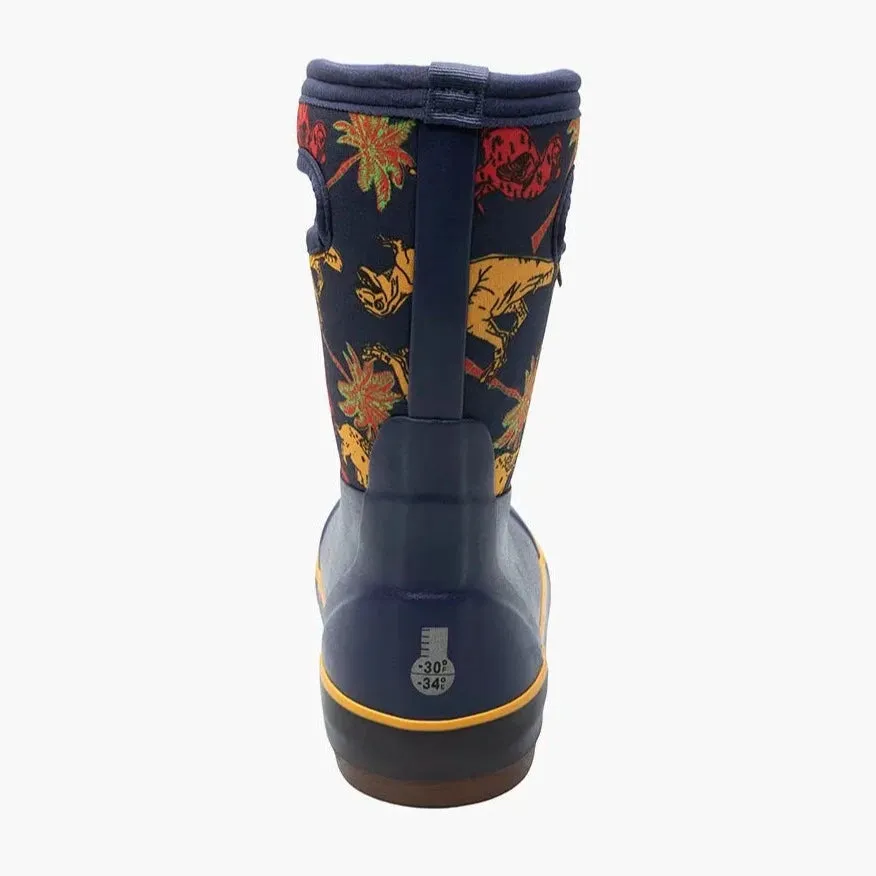 Bogs Schuhe Classic II Dino Dodo Marine Mehrfarbig (Größe 8c-3J)