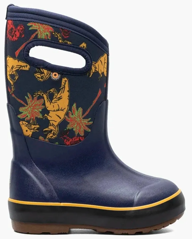 Bogs Schuhe Classic II Dino Dodo Marine Mehrfarbig (Größe 8c-3J)