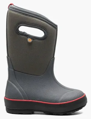 Bogs Schuhe Classic II Textur Einfarbig Dunkelgrau (Größe 8c-5J)