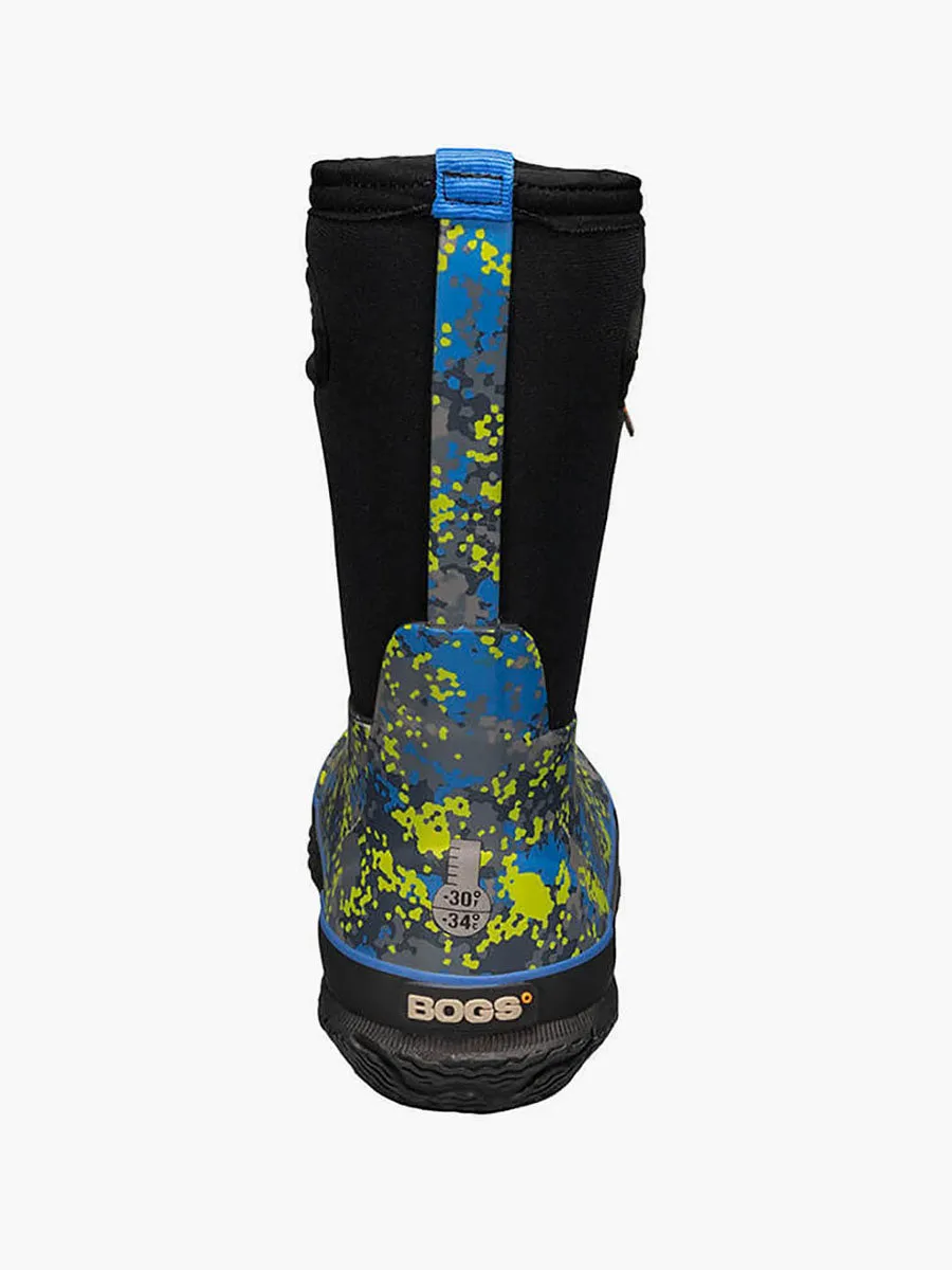 Bogs Schuhe Classic Micro Camo Blau Multi (Größe 7c-5J)