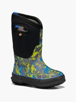 Bogs Schuhe Classic Micro Camo Blau Multi (Größe 7c-5J)
