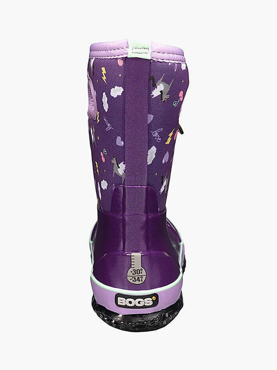 Bogs Schuhe Classic Pegasus Lila (7c-5J)