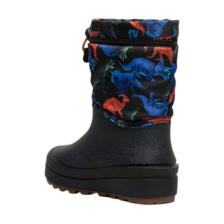 Bogs Schuhe Schnee-Schale Stiefel Real Dino (Größe 10c-3J)