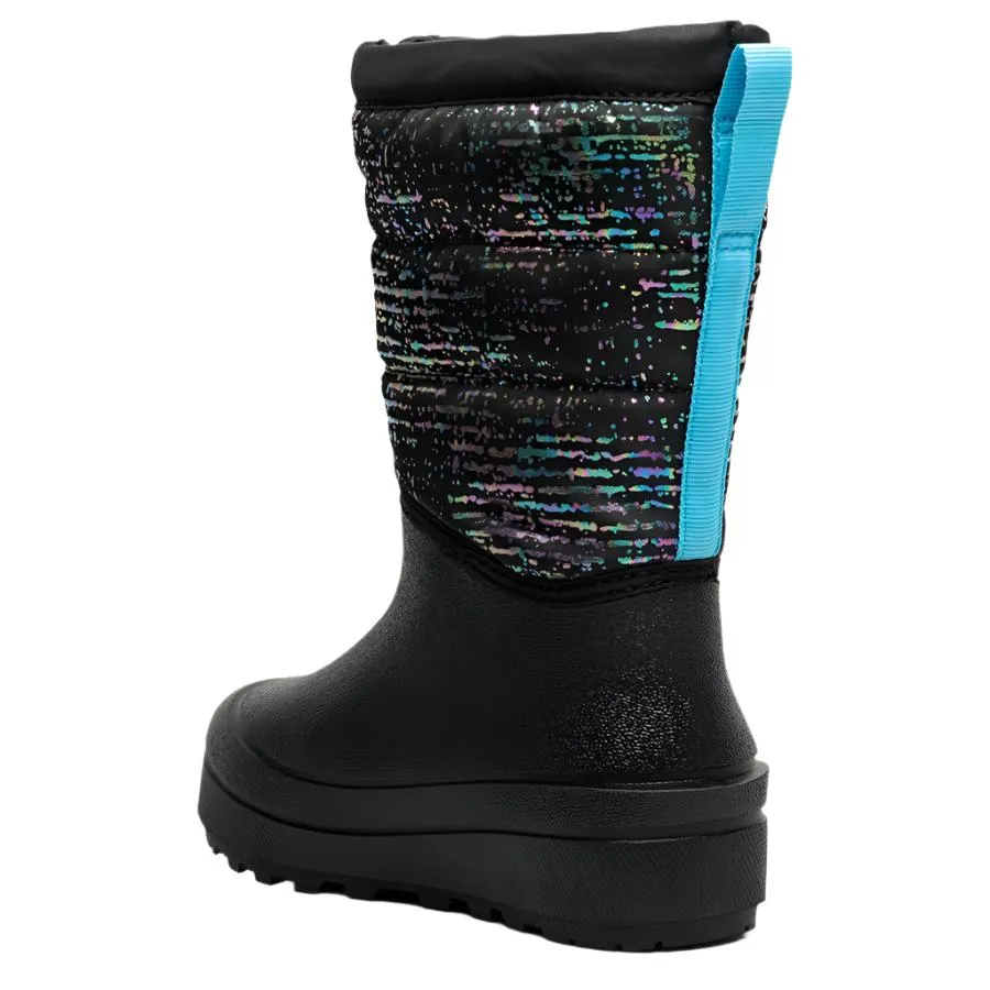 Bogs Schuhe Schnee-Schale Reißverschluss Metallische Streifen (10c-5J)
