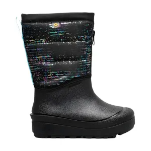Bogs Schuhe Schnee-Schale Reißverschluss Metallische Streifen (10c-5J)