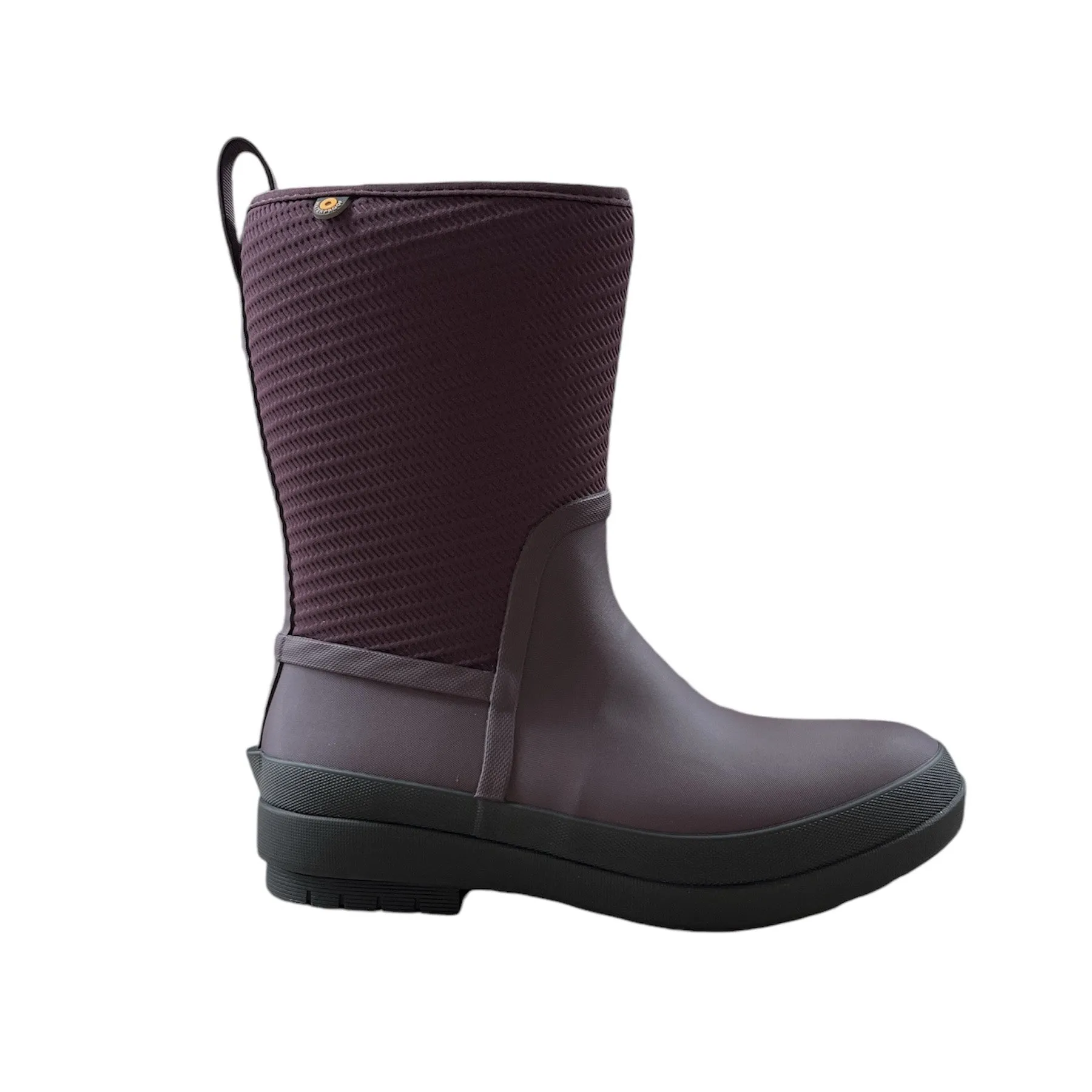 Bogs Schuhe Damen Crandall II Mid Zip Weinrot