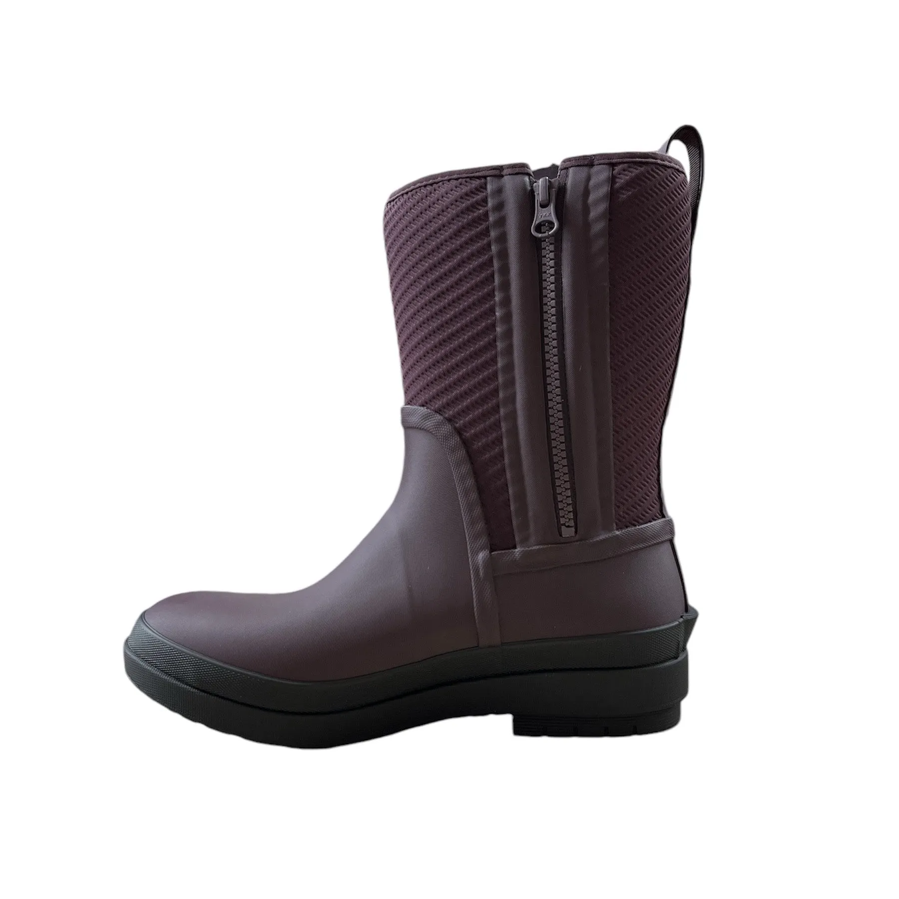 Bogs Schuhe Damen Crandall II Mid Zip Weinrot